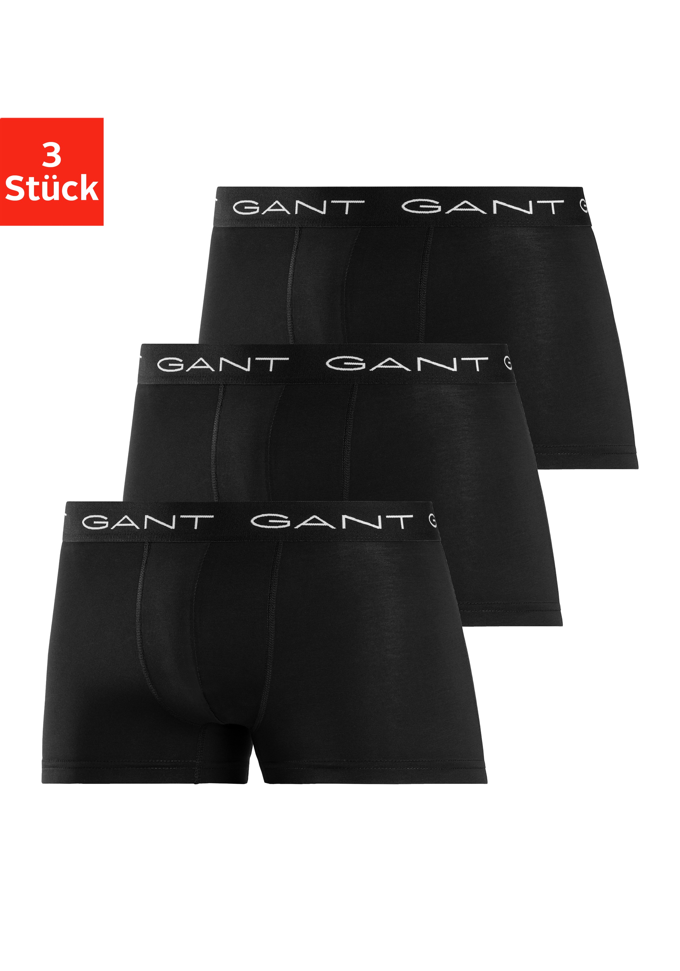 Gant Boxer, (3 St.), Logo Webbund