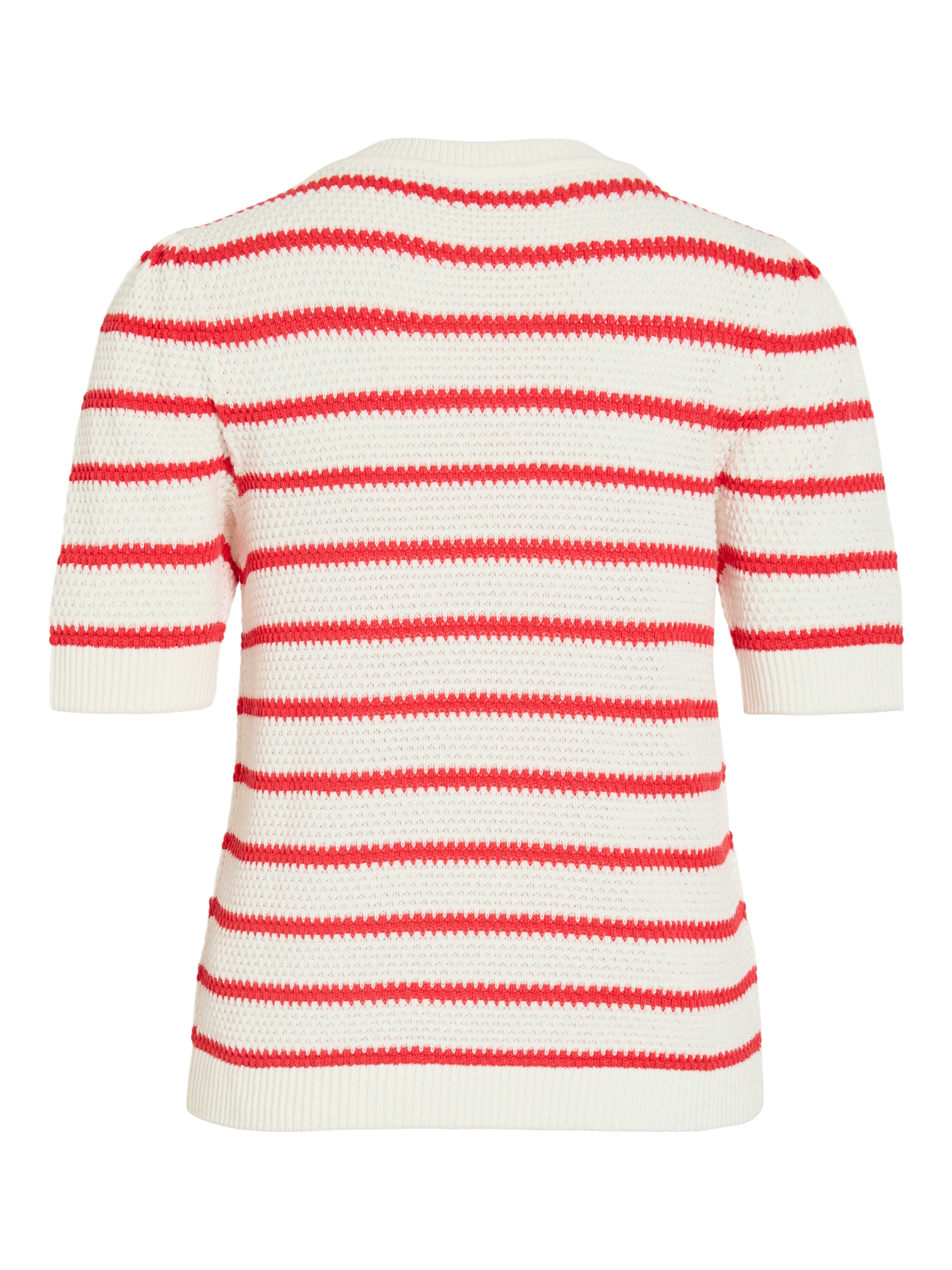 Vila Kurzarmpullover »VIDALO O-NECK S/S STRIPE KNIT-NOOS«