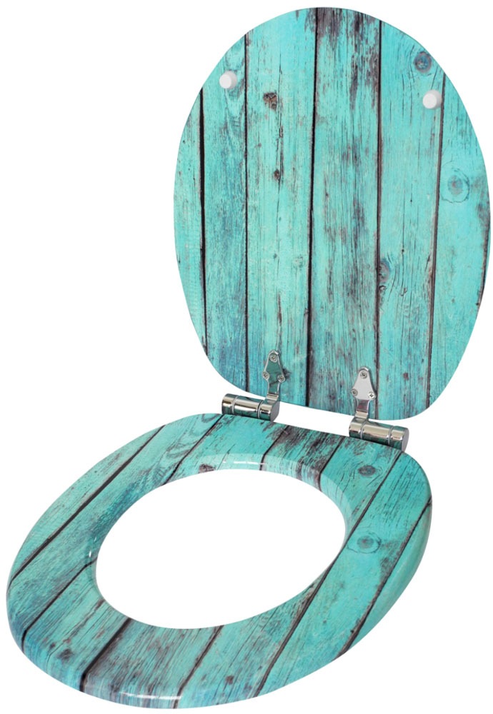 Sanilo Badaccessoire-Set »Lumber« bestehend aus WC-Sitz, Badteppich, Stöpsel, Seifenspender, WC-Bürste