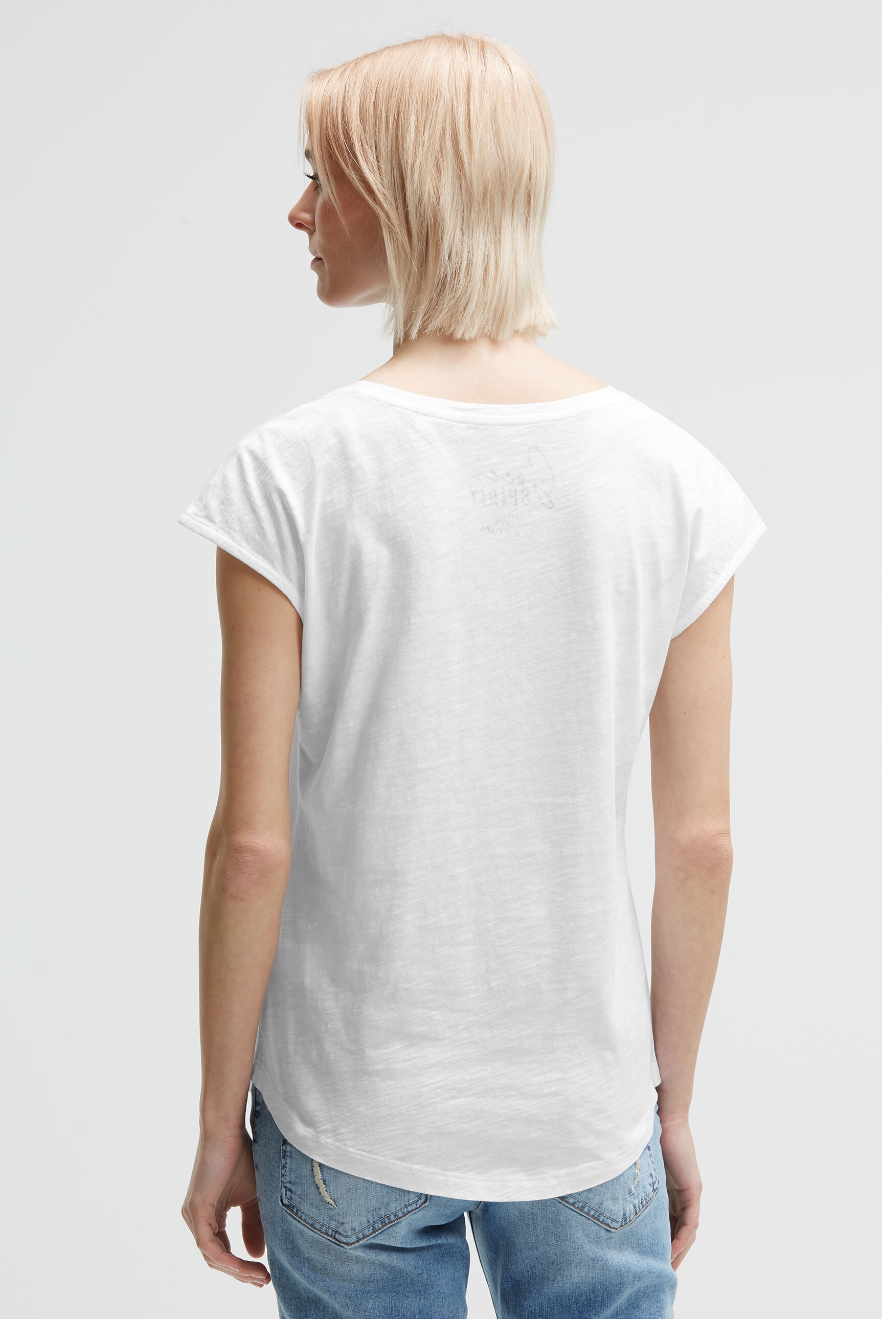 SOCCX V-Shirt mit überschnittenen Schultern