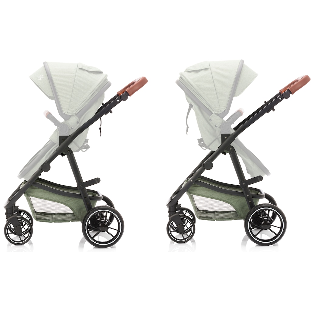 Fillikid Kombi-Kinderwagen »Panther, forest green/melange«, 22 kg