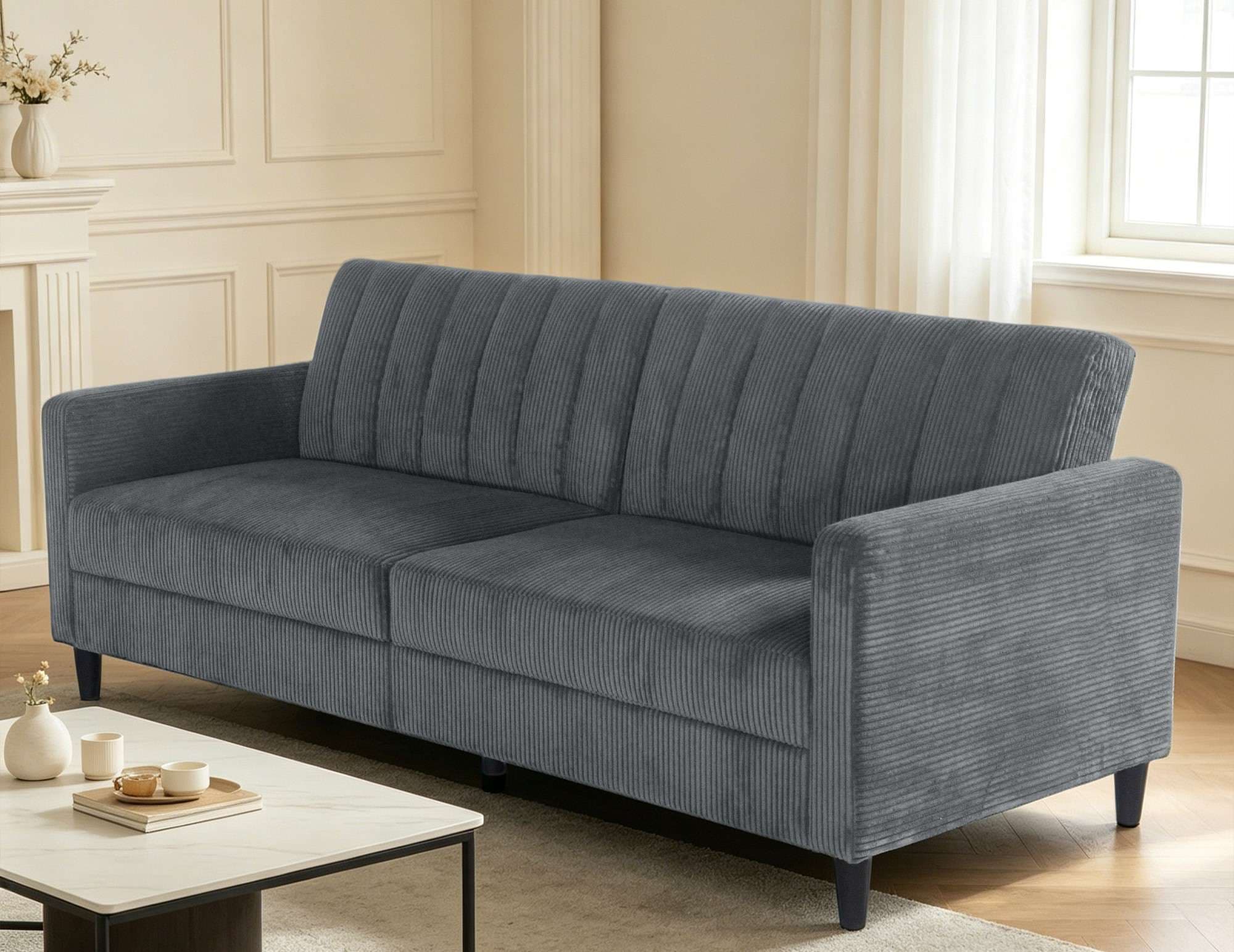 Dorel Home 3-Sitzer »Celine« Rückenlehne 2-teilig und 3-fach verstellbar, Sitzhöhe 43 cm