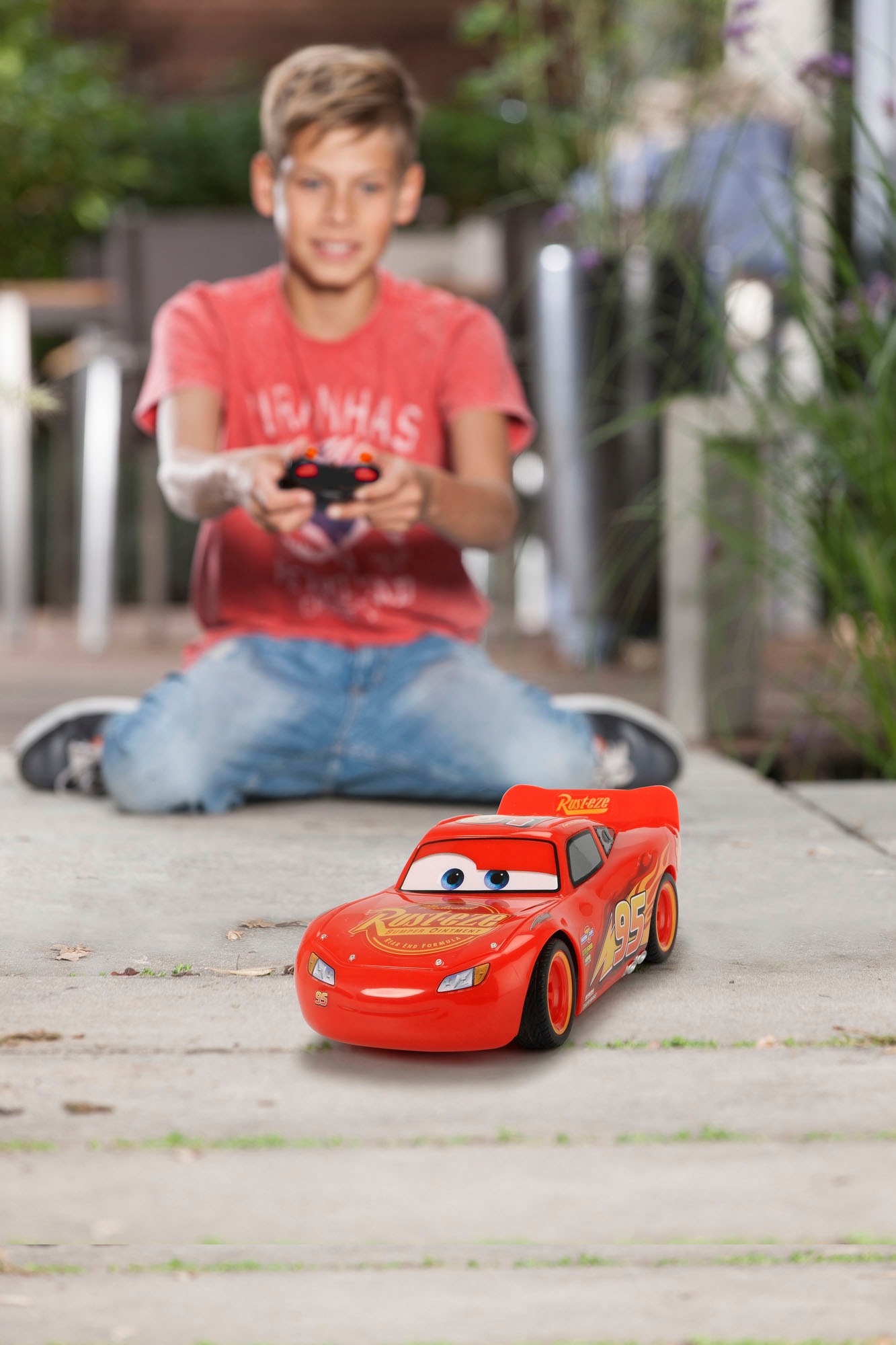 Dickie Toys RC-Auto »RC Cars 3 Lightning McQueen Turbo Racer, 2,4GHz«