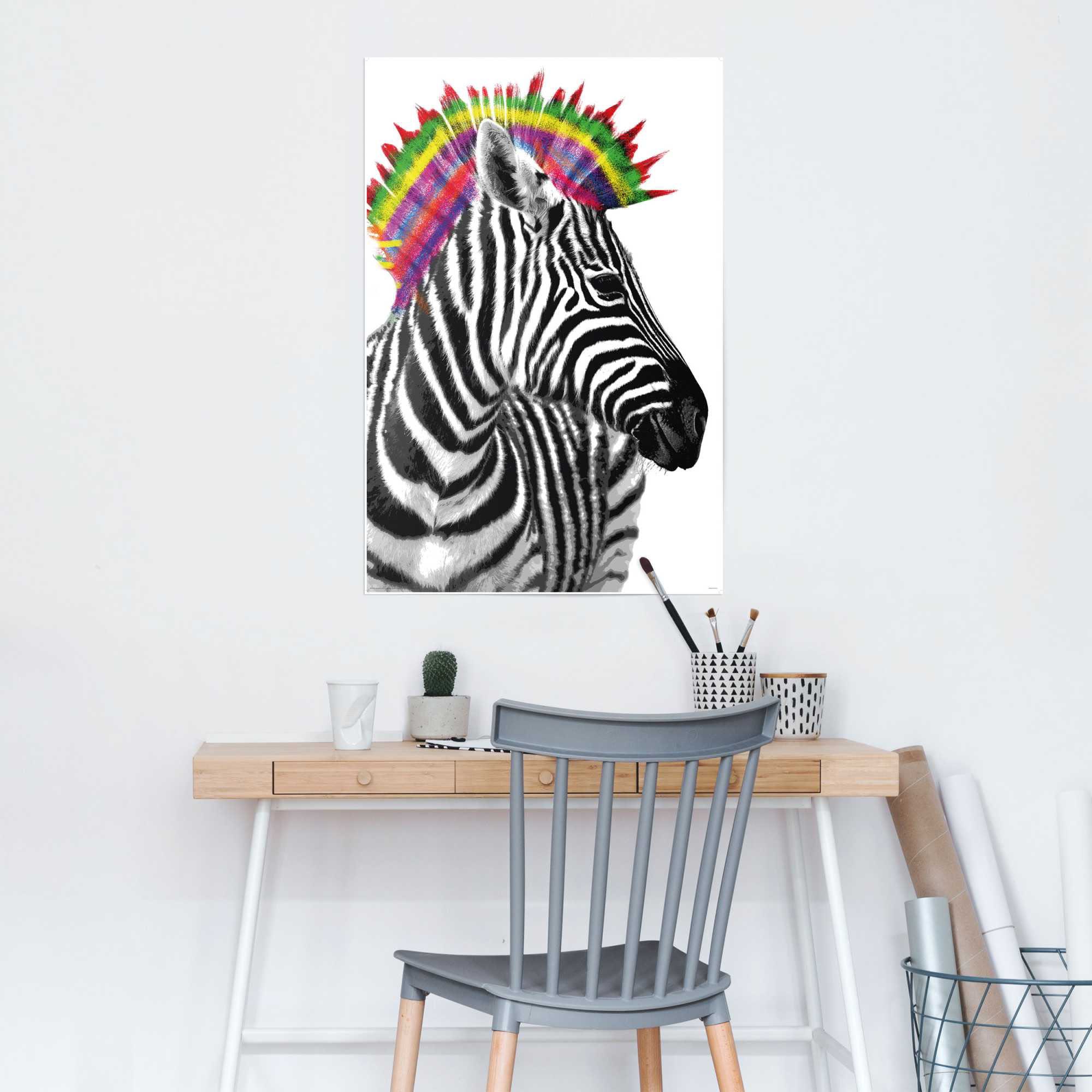 Reinders! Poster »Zebra Punk«, (1 St.)