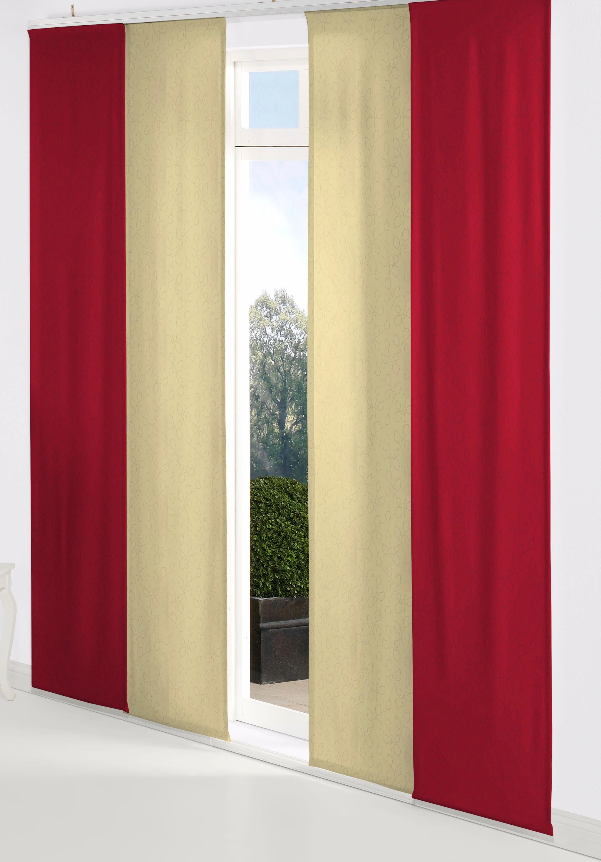 Wirth Schiebegardine "Westport" Paneelwagen 1 Stk. tlg. günstig online kaufen