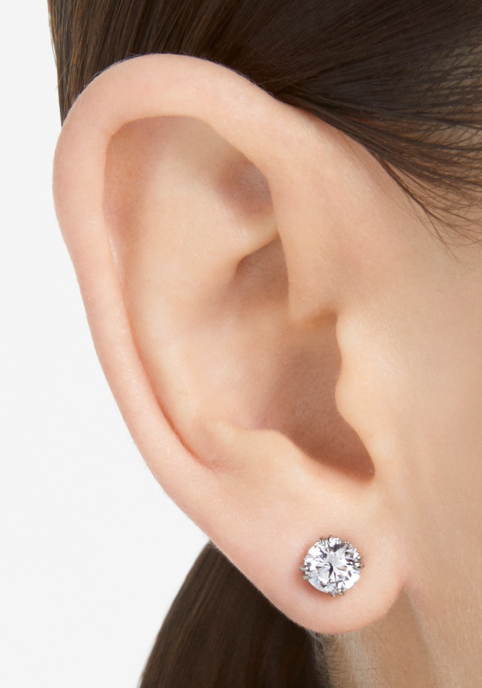 Swarovski Paar Ohrstecker »Stilla Round Stern«, mit Swarovski® Kristall