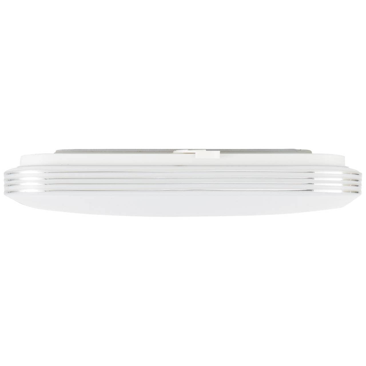 Brilliant Deckenleuchte »Ariella«, 1 flammig, Leuchtmittel LED-Modul | LED fest integriert, LED Wand- und Deckenlampe 34x34cm weiß/chrom