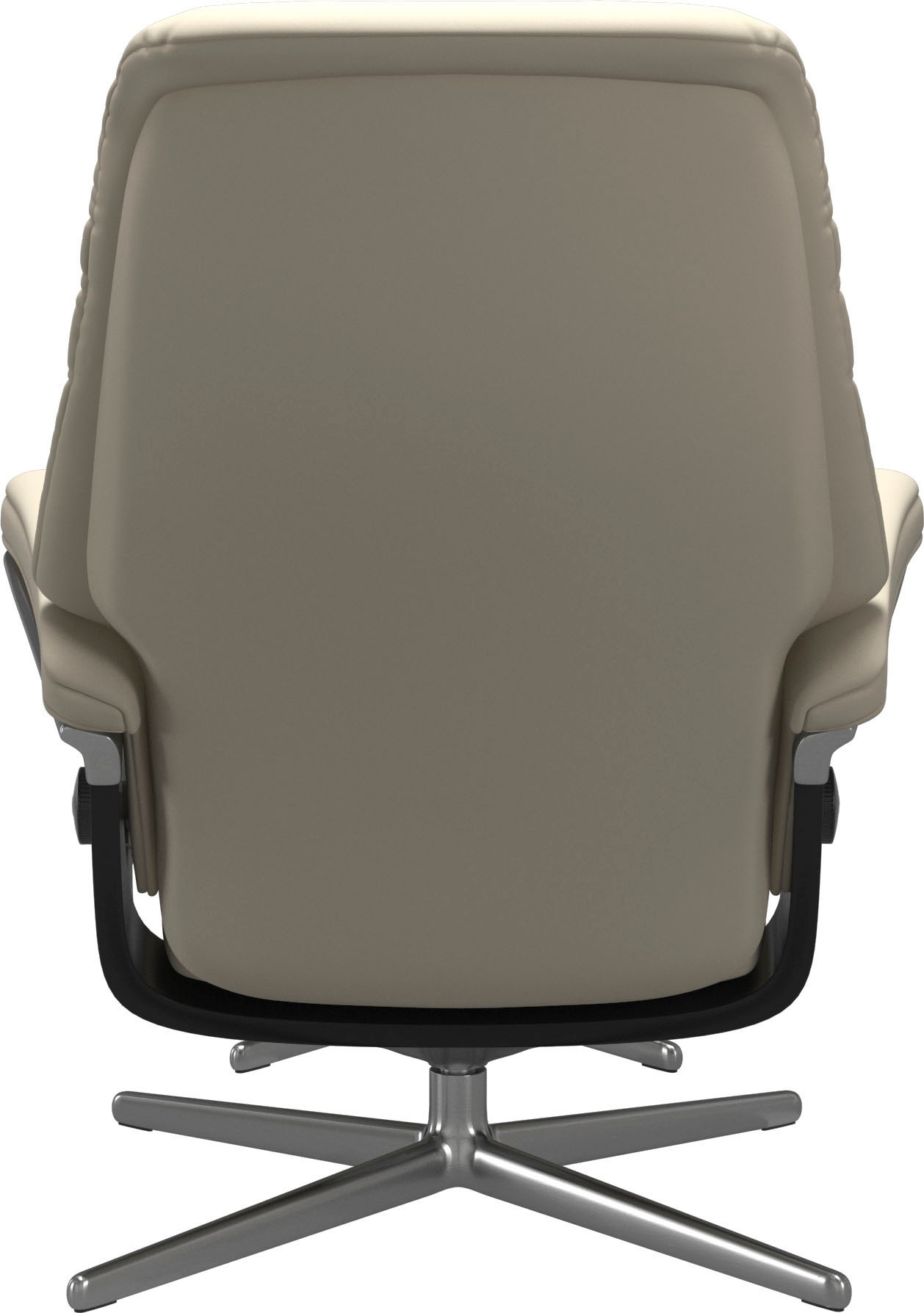 Thumbnail - Stressless Relaxsessel "Sunrise" Set, Relaxsessel mit Hocker, mit Hocker, mit Cross Base, Größe S, M & L, Holzakzent Sch...