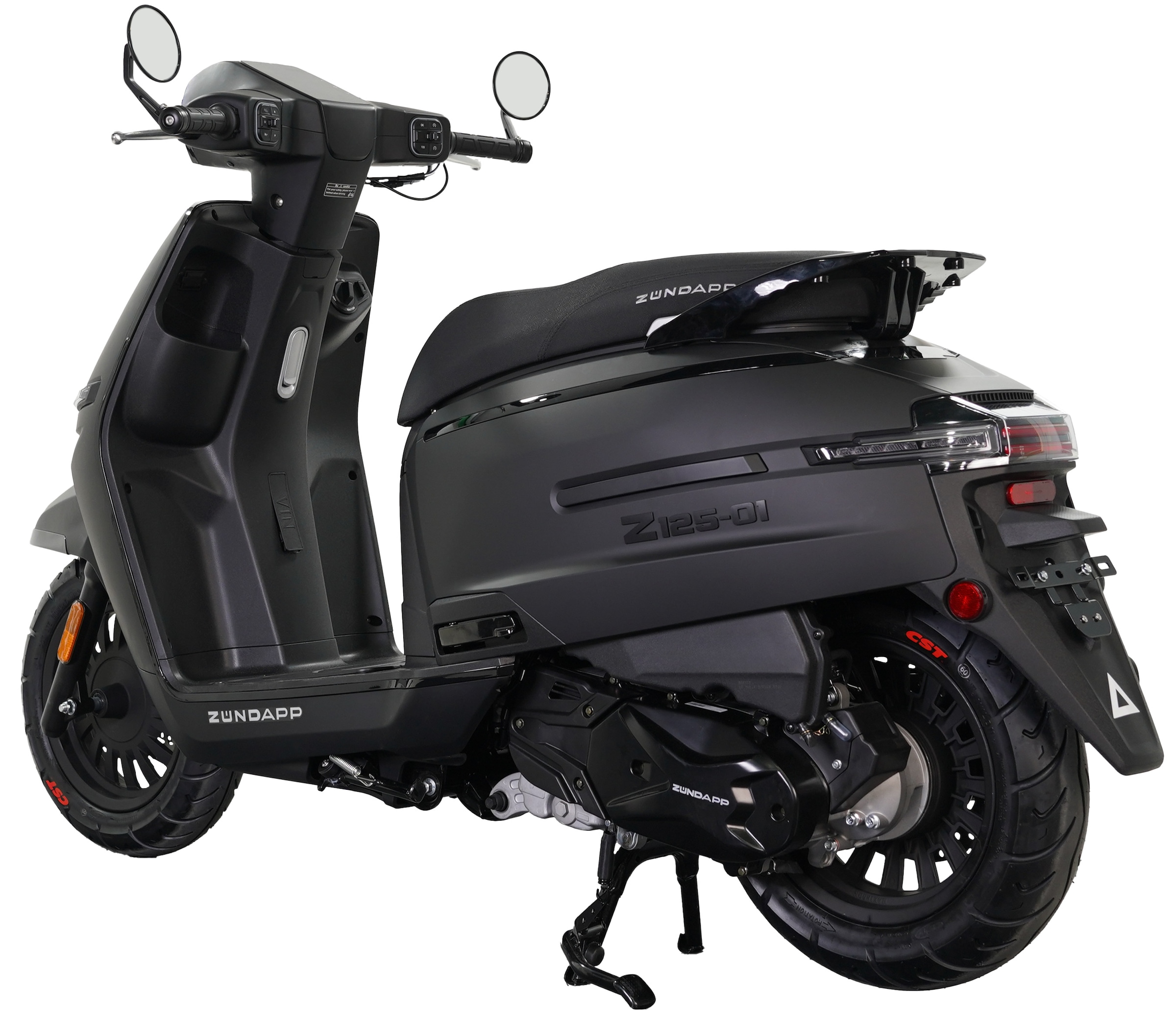 Zündapp Motorroller »Z125-01 125 ccm schwarz« 125 cm³ 95 km/h Euro 5+ 9,4