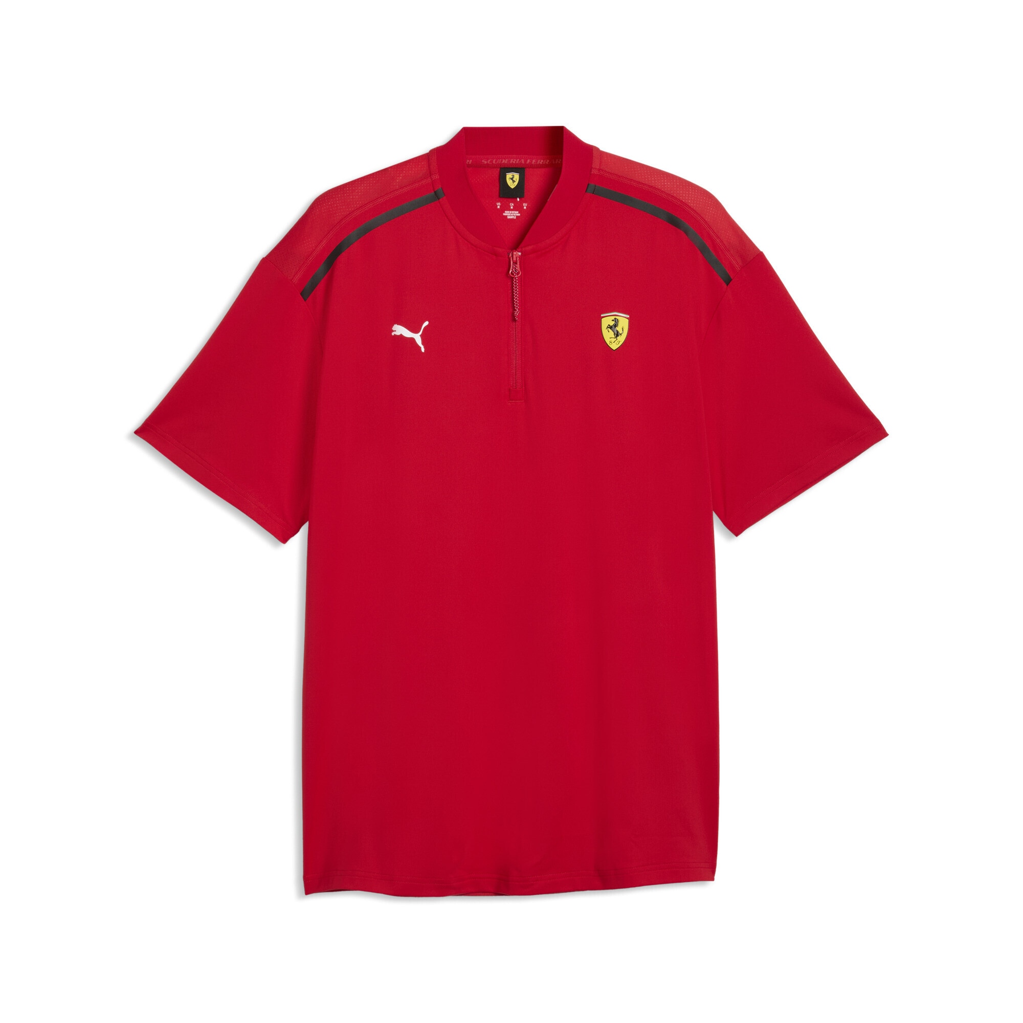PUMA Poloshirt "Scuderia Ferrari Premium CLOUDSPUN Relaxed Polo Herren"