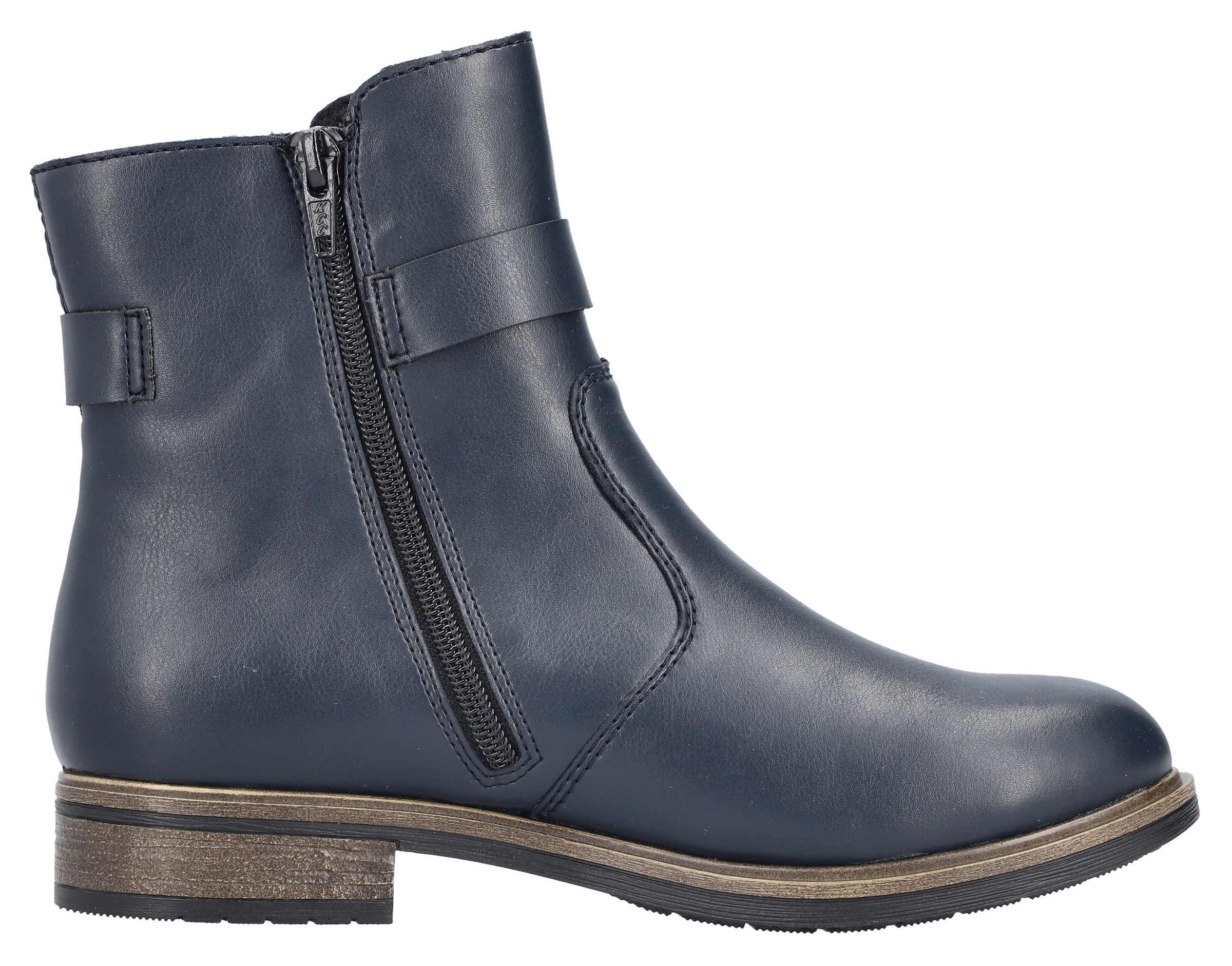 Rieker Winterstiefelette, Chelseaboots, Winterboots, Blockabsatz, mit Innenreißverschluss