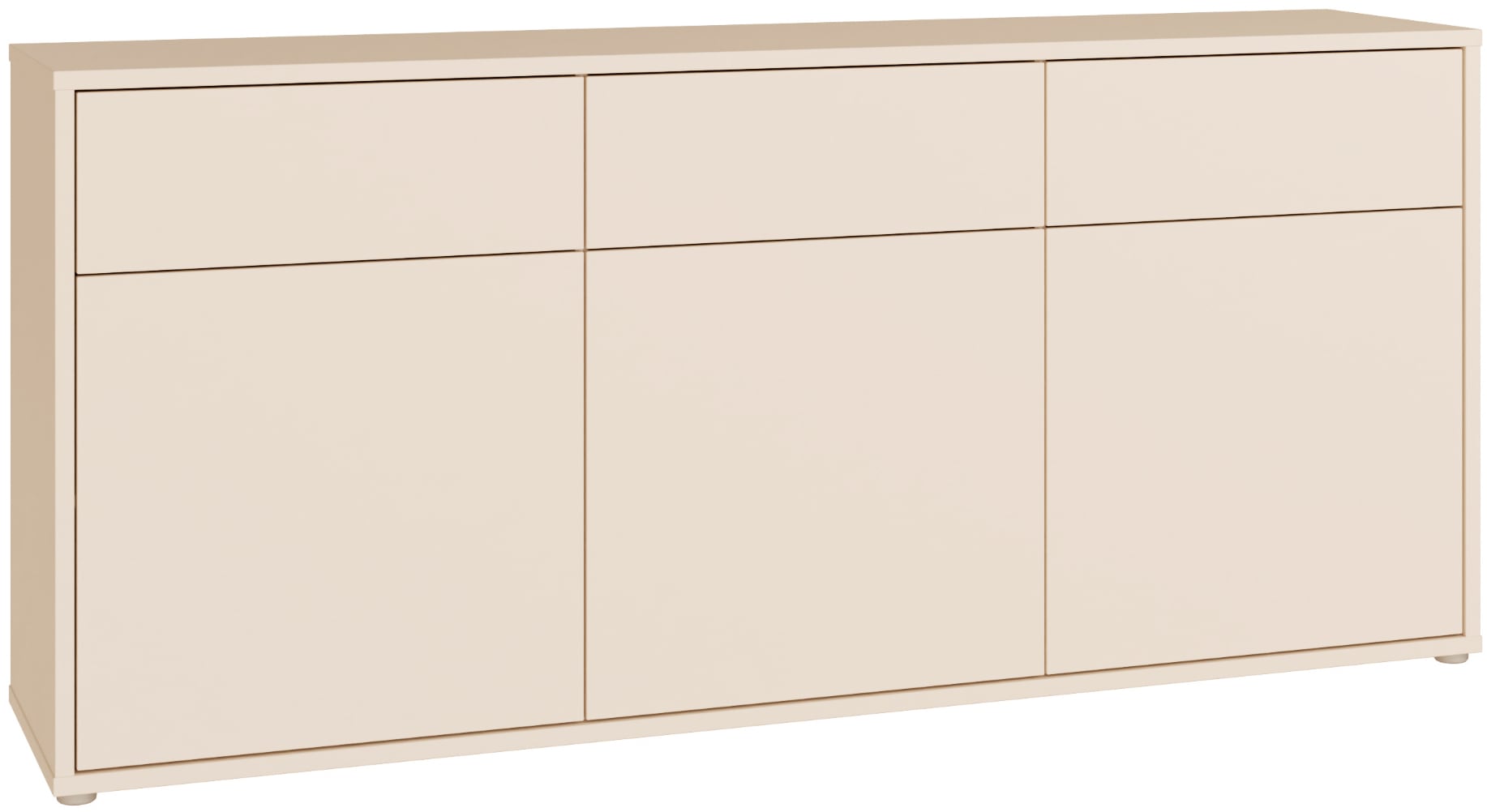FORTE Sideboard "Alice Springs, Sideboard, Breite 184,2 cm, viel Stauraum" Schubkästen mit Vollauszug, Push to open, grifflos