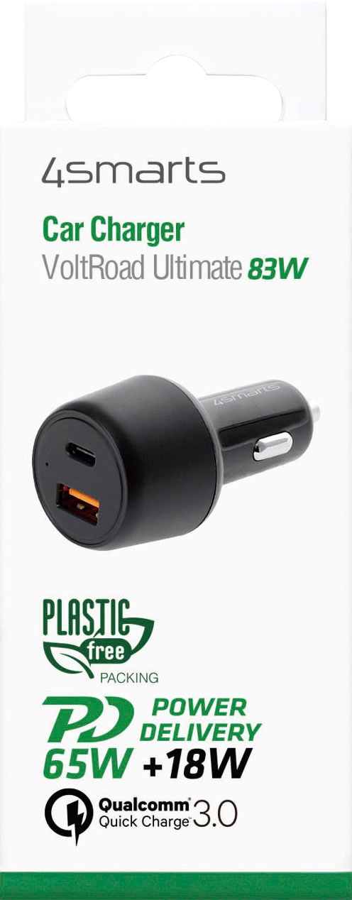 4smarts USB-Ladegerät »Kfz Ladegerät VoltRoad Ultimate 83W m. PD/ QC«