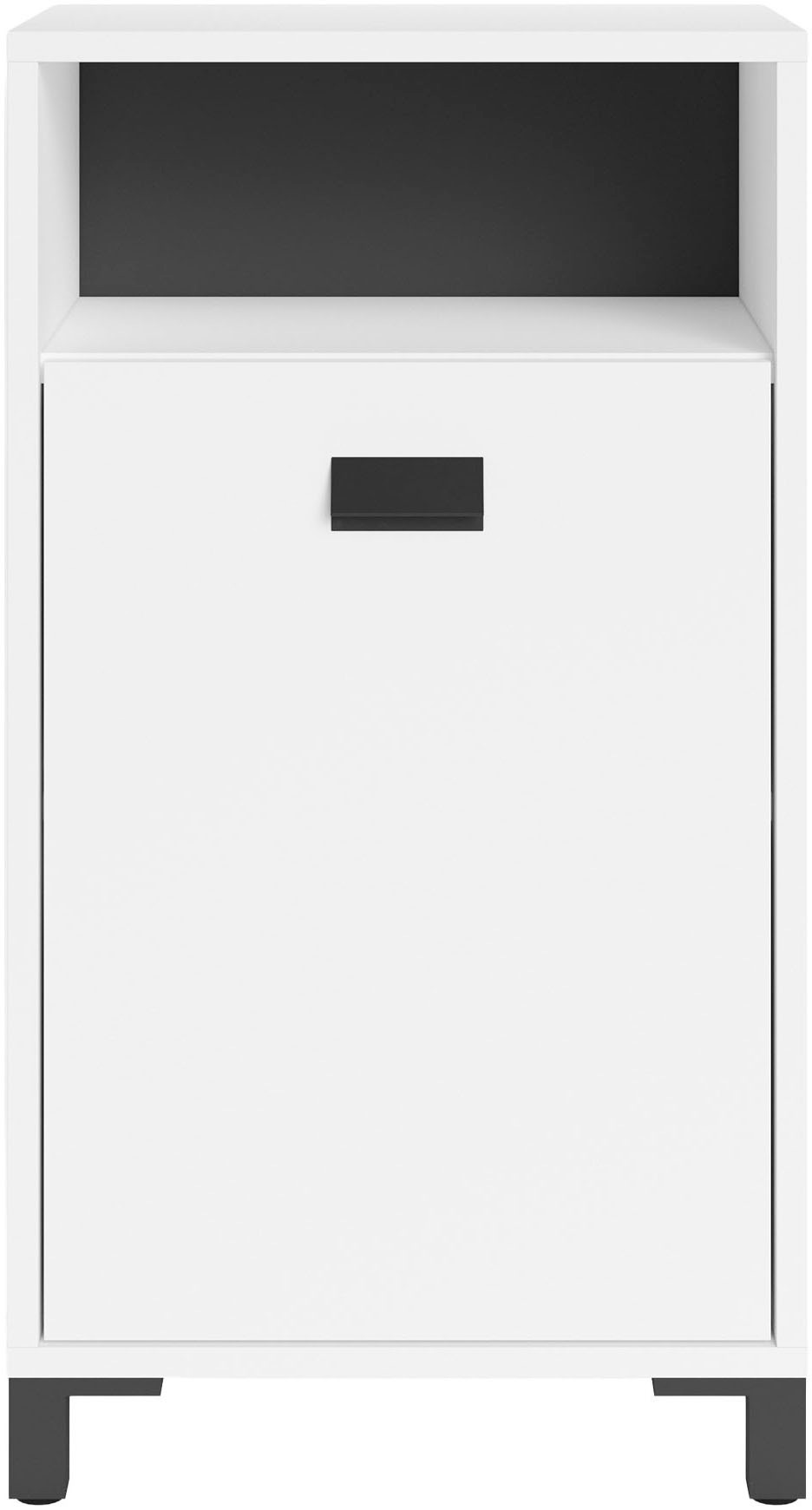 Thumbnail - byLIVING Midischrank "Wellness" mit variablem Einlegeboden und offenem Fach für viel Stauraum