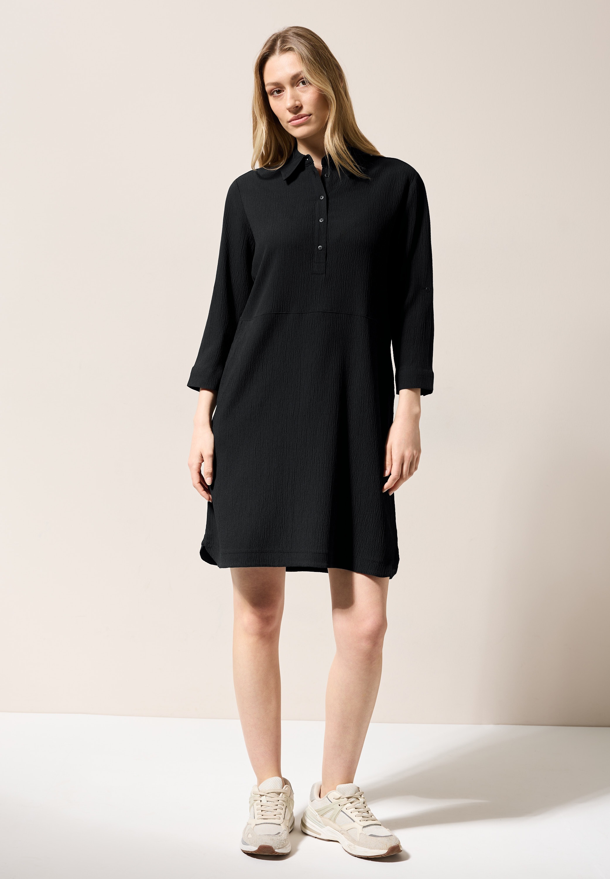 Cecil Blusenkleid Eingrifftaschen mit Knopfleiste günstig online kaufen