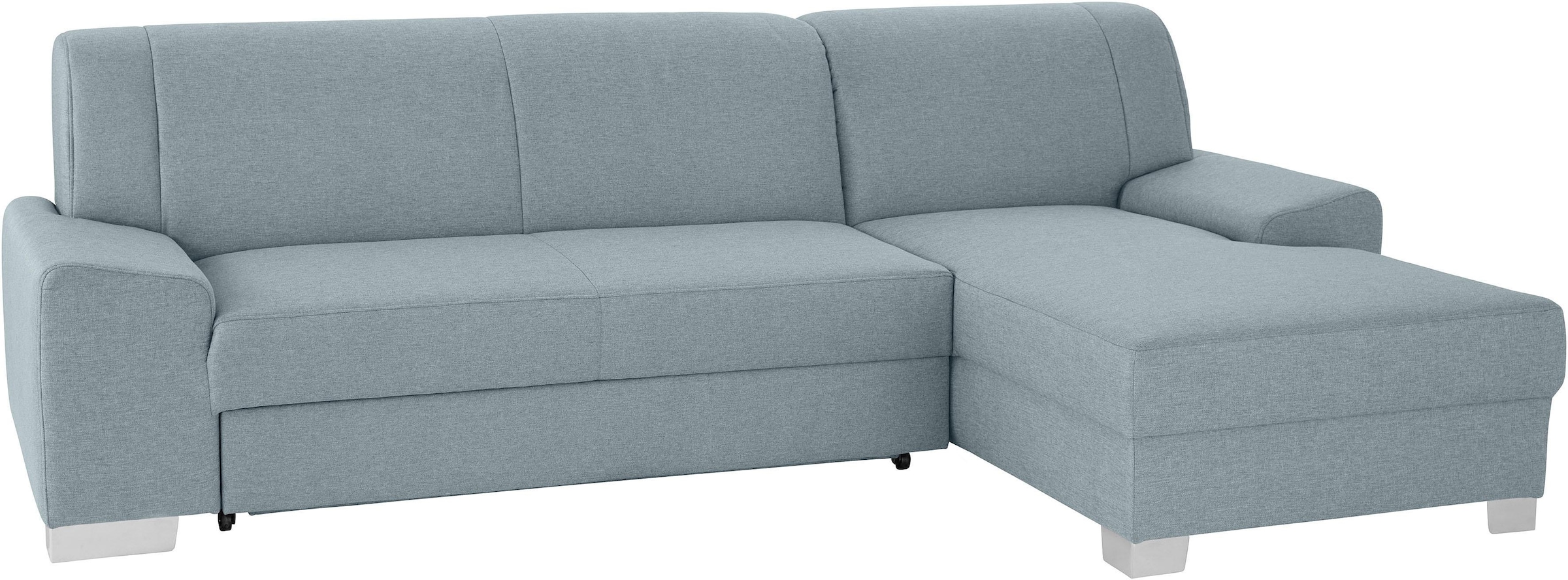 DOMO collection Ecksofa »Anzio L-Form«, wahlweise mit Bettfunktion und Federkern