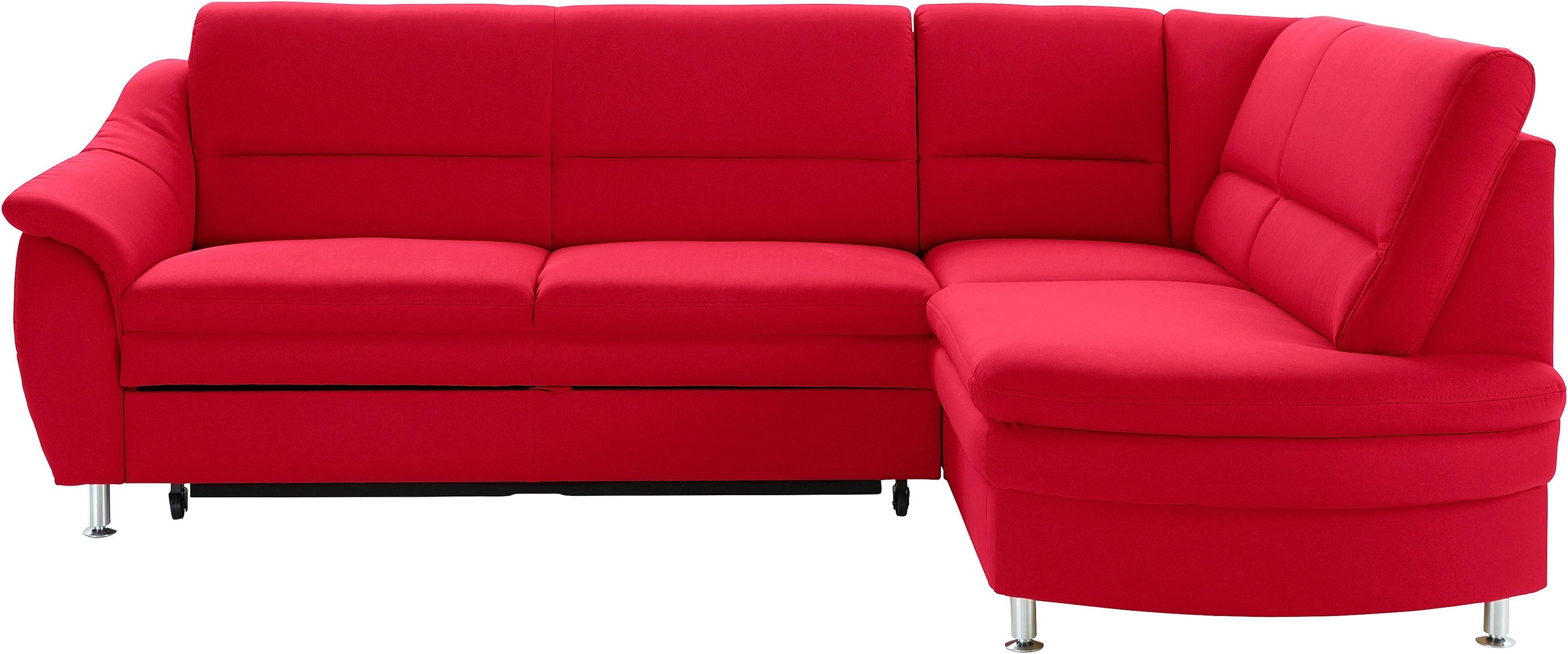 sit&more Ecksofa »Cardoso L-Form«, mit Federkern, wahlweise mit Bettfunktion und Schubkasten