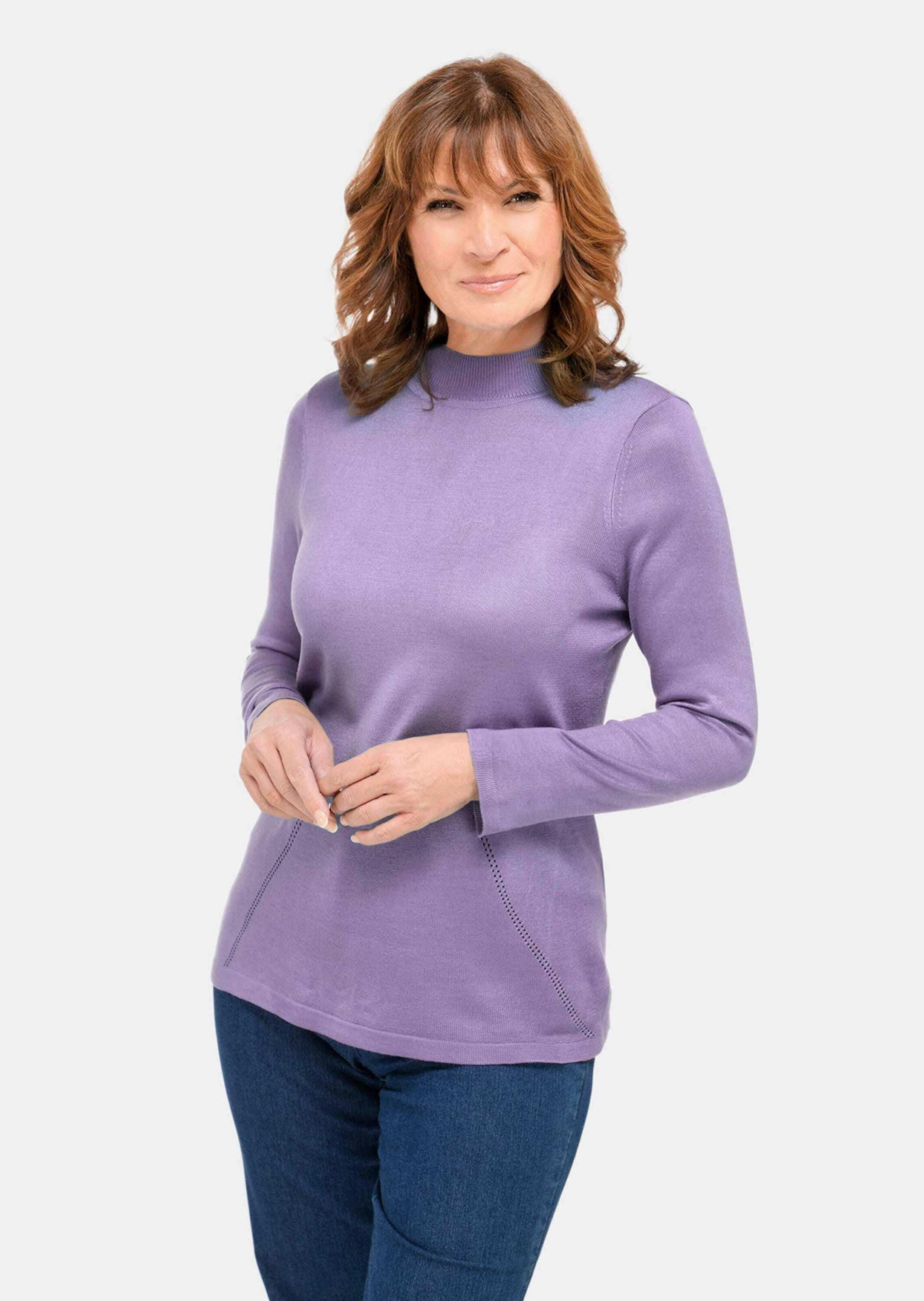 GOLDNER Strickpullover »Stehbundpullover Unkomplizierter Stehbundpullover«