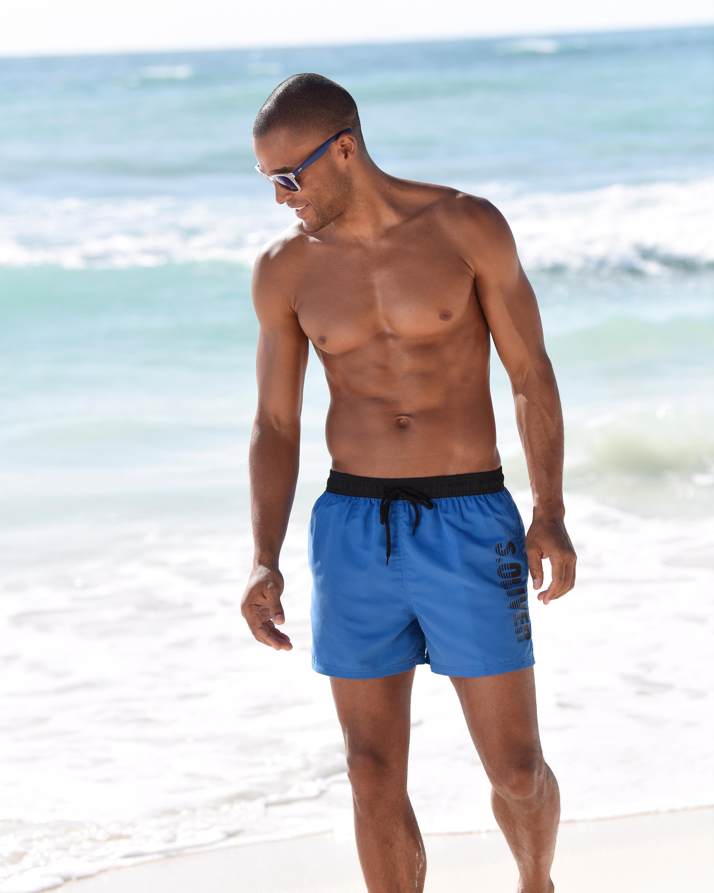 s.Oliver Beachwear Badeshorts mit | BAUR Klettverschluss online kaufen