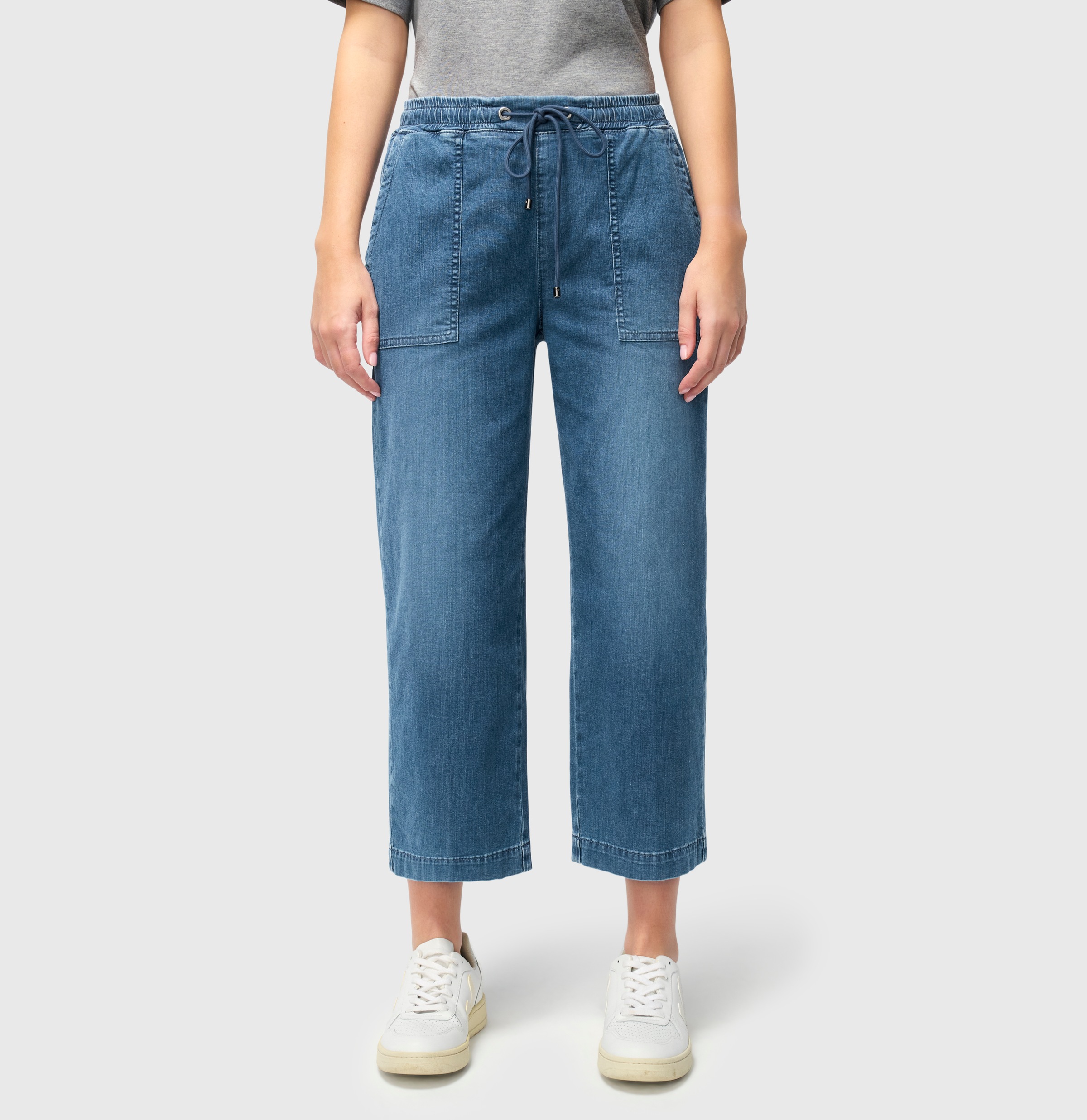 MAC Weite Jeans "CULOTTE casual denim", Wide Fit in verkürzter Länge günstig online kaufen