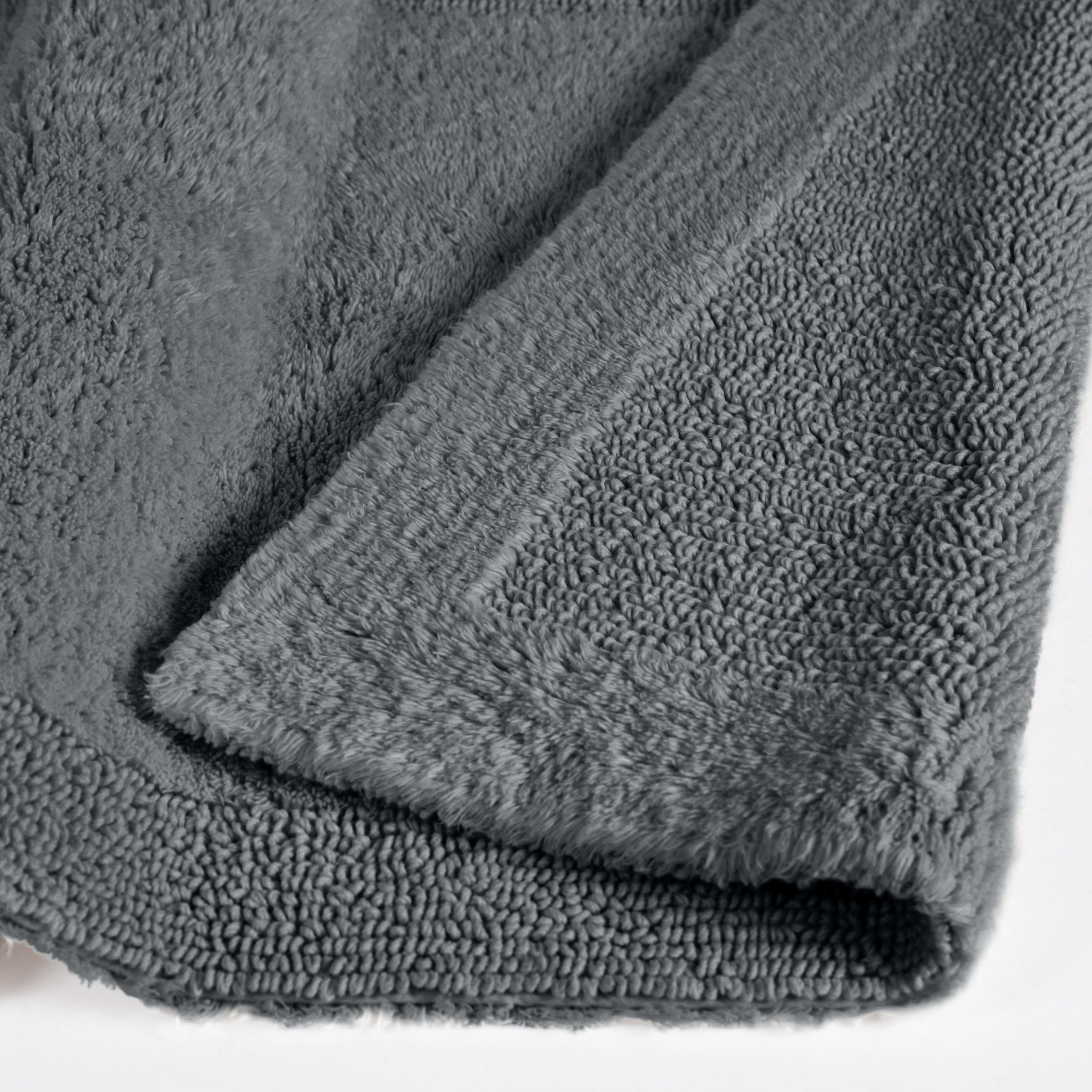 my home Badematte »Kapra, Badvorleger, Badezimmer Teppich«, beidseitig nutzbar-fußbodenheizungsgeeignet-strapazierfähig, mit Bordüre, Badteppich, Badematte, Baumwolle