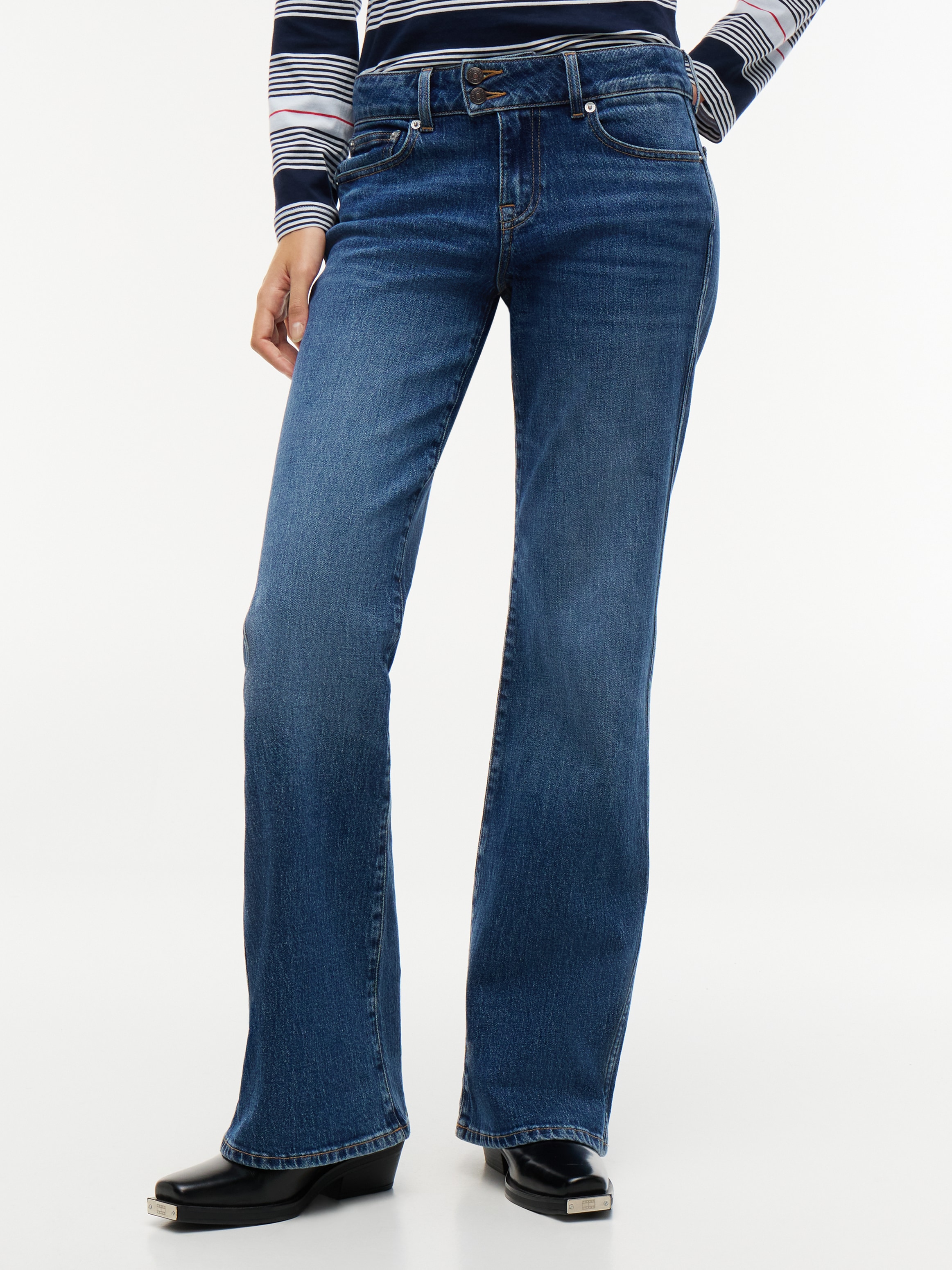 Tommy Jeans Bootcut-Jeans "SIA LOW RISE BOOTCUT BJ0155" Baumwollmischung
