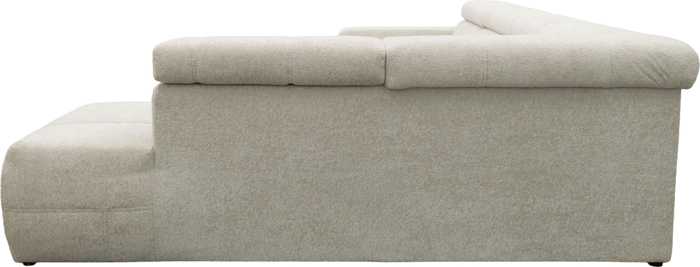 OTTO home Wohnlandschaft »Ballerup 359 x 228 cm, auch mit verstellbarer Sitztiefe« Kopfteile verstellbar, Pet Friendly Bezug, U-Form