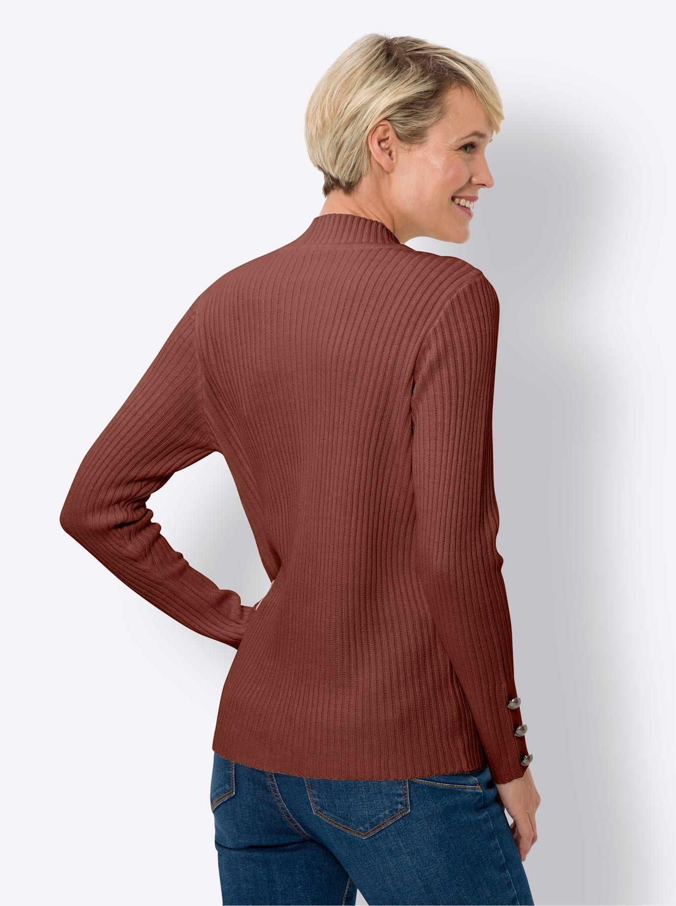 Classic Basics Stehkragenpullover "Stehkragen-Pullover" günstig online kaufen