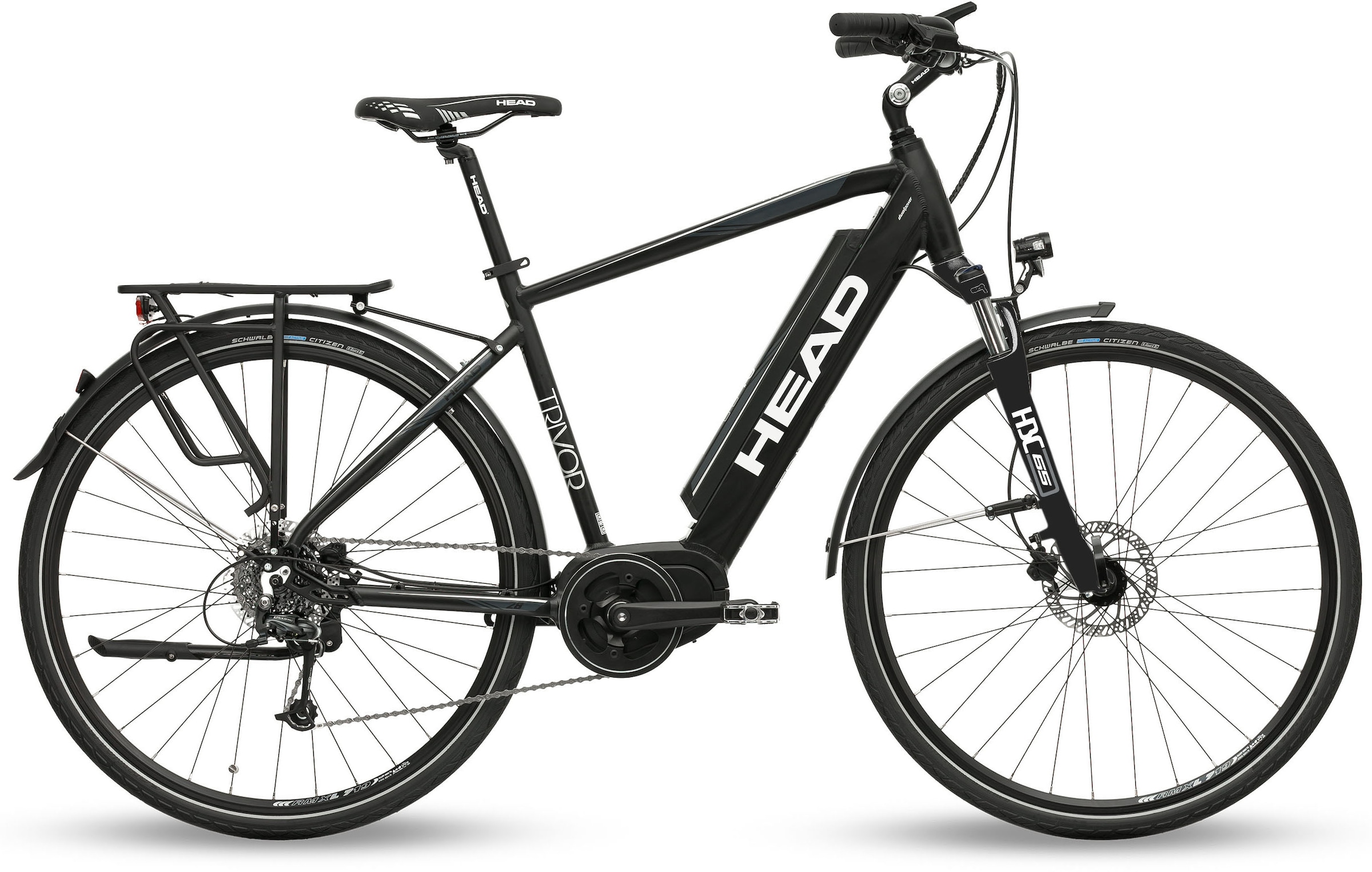 Head E-Bike "Trivor", 9 Gang, S-Ride, RDM300, Pedelec, Elektrofahrrad für Herren