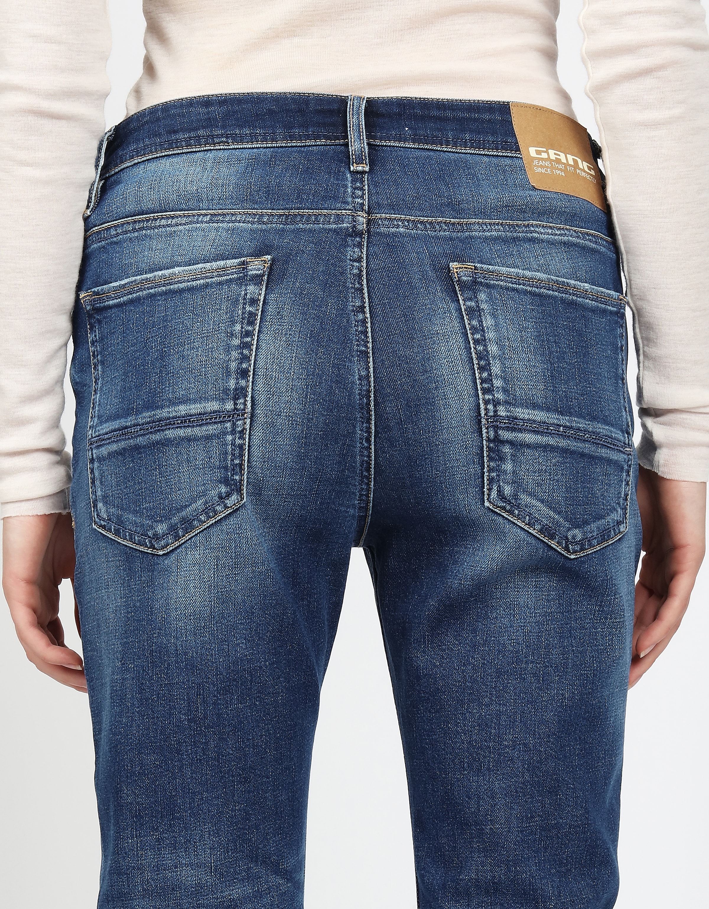 GANG Boyfriend-Jeans »94NICA CROPPED«, mit geraden und verkürzten Beinverlauf