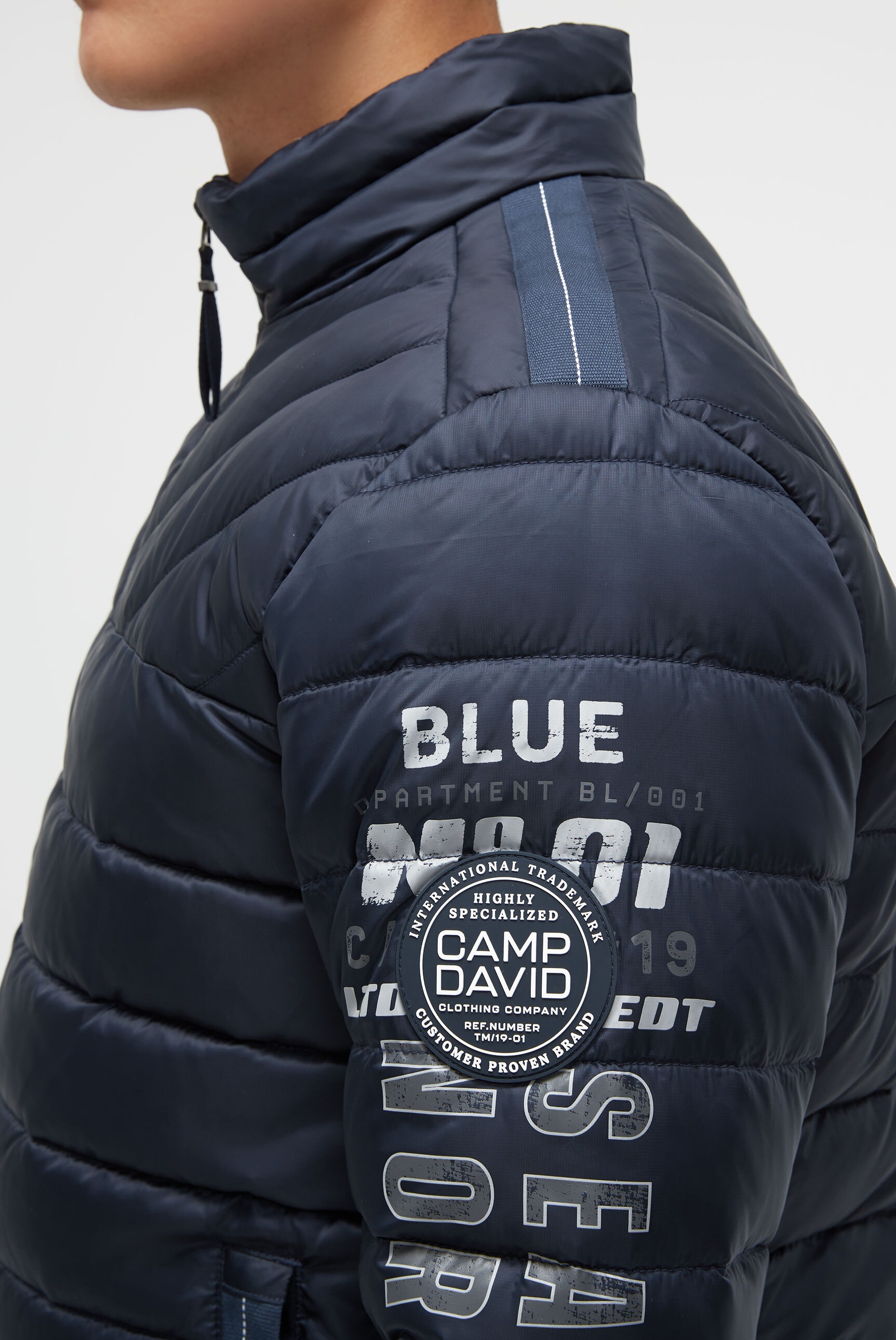 CAMP DAVID Outdoorjacke, ohne Kapuze, mit Windfangleiste