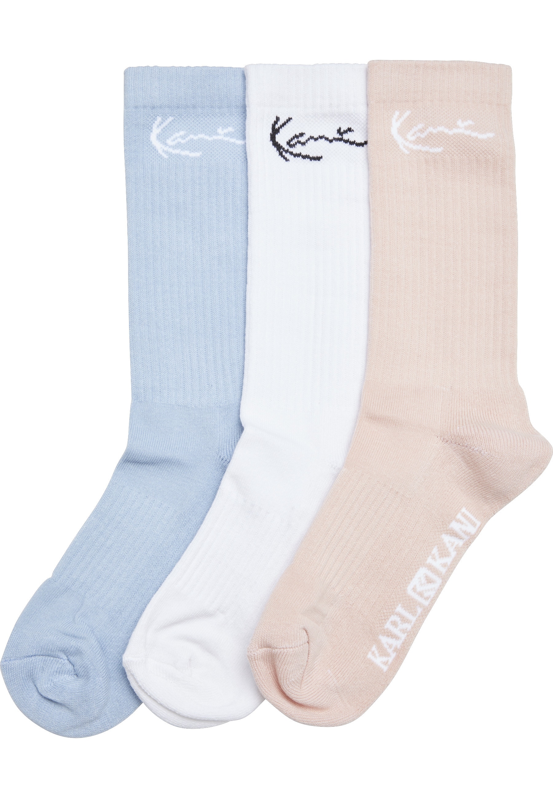 Karl Kani Basicsocken "Karl Kani Damen KA-233-040-1 KK Signature 3-Pack Soc günstig online kaufen
