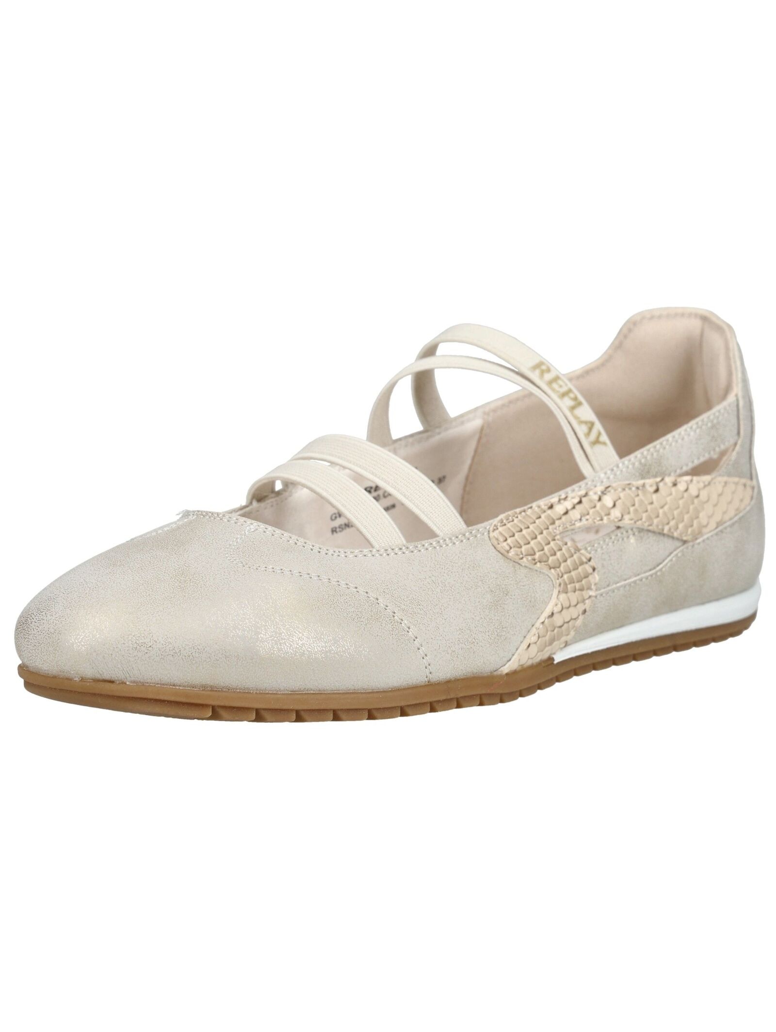 Replay Riemchenballerina "Replay Ballerinas Lederimitat" günstig online kaufen