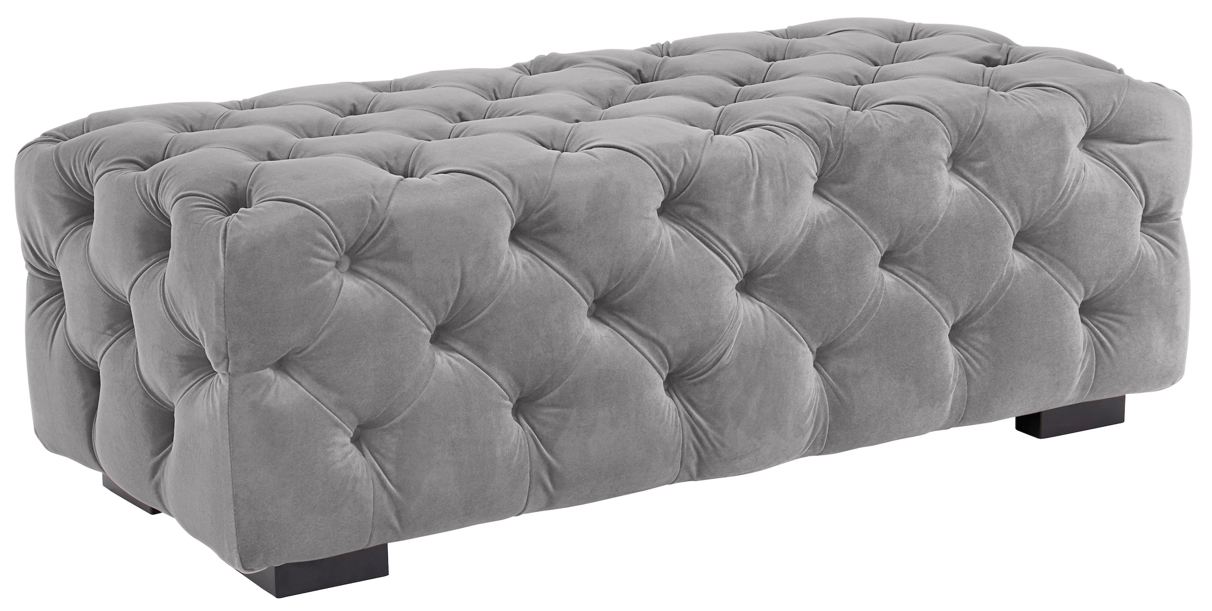 Home affaire Polsterhocker "Kalina", mit klassischer Chesterfield-Knopfheft günstig online kaufen