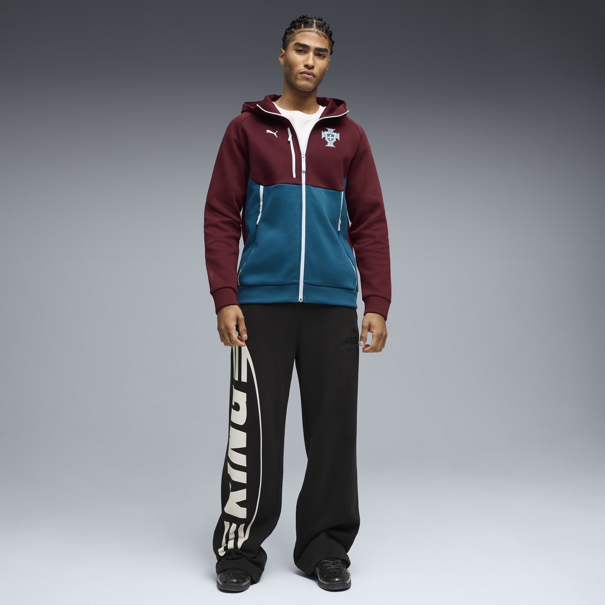 PUMA Hoodie »Portugal PUMATECH Kapuzenjacke Herren«
