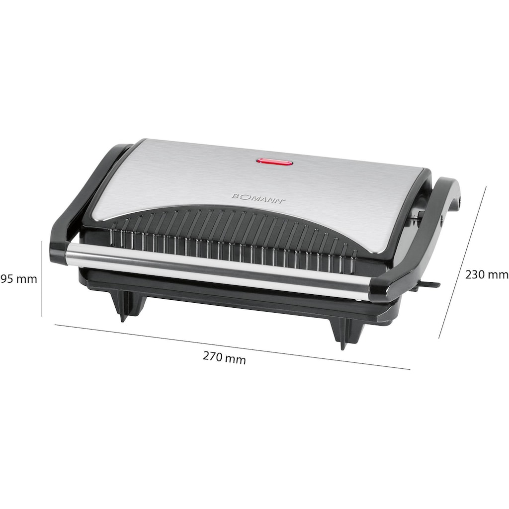 BOMANN Kontaktgrill »MG 2251 CB«, 700 W