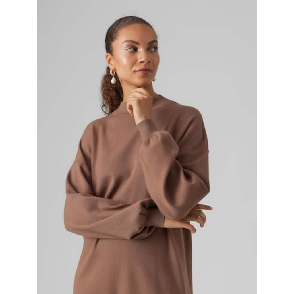 Vero Moda Strickkleid »VMNANCY LS FUNNELNECK DRESS GA NOOS«