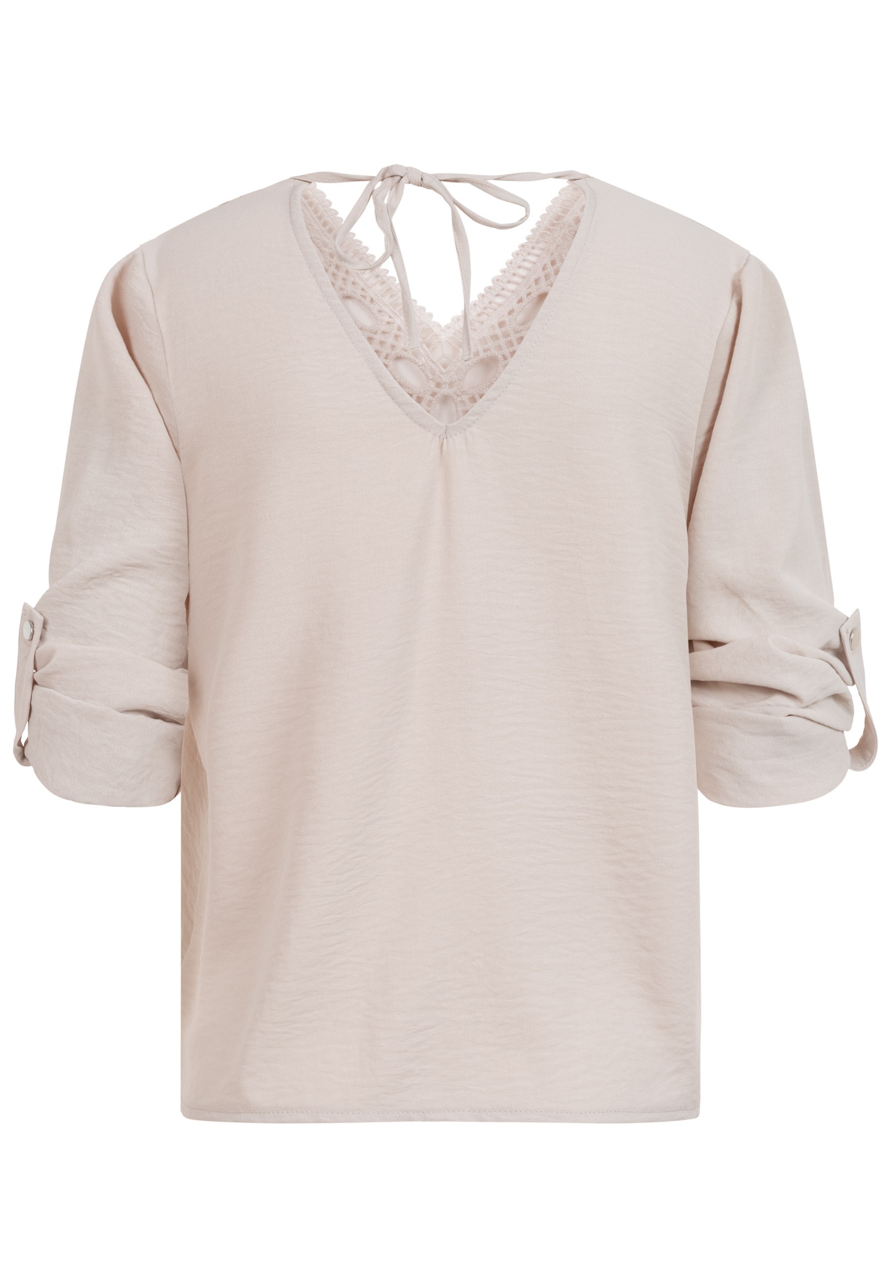 CLOUD 5IVE Klassische Bluse »CLOUD 5IVE Blouse with turn-up sleeves«
