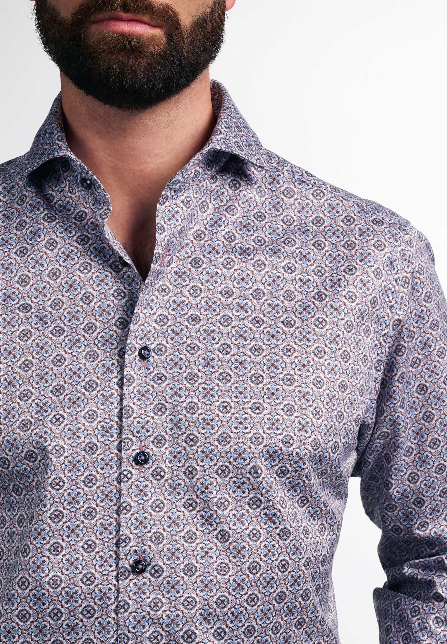 Thumbnail - Eterna Langarmhemd "MODERN FIT" EASY IRON (bügelleicht)