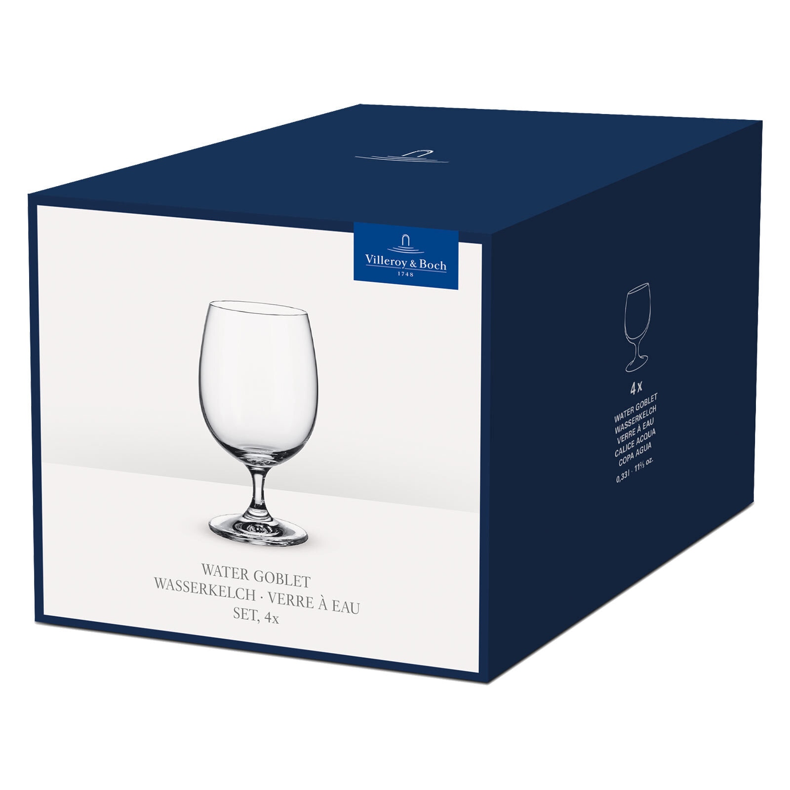Villeroy & Boch Glas »Wasserkelche La Divina 330 ml 12er Set transparent«