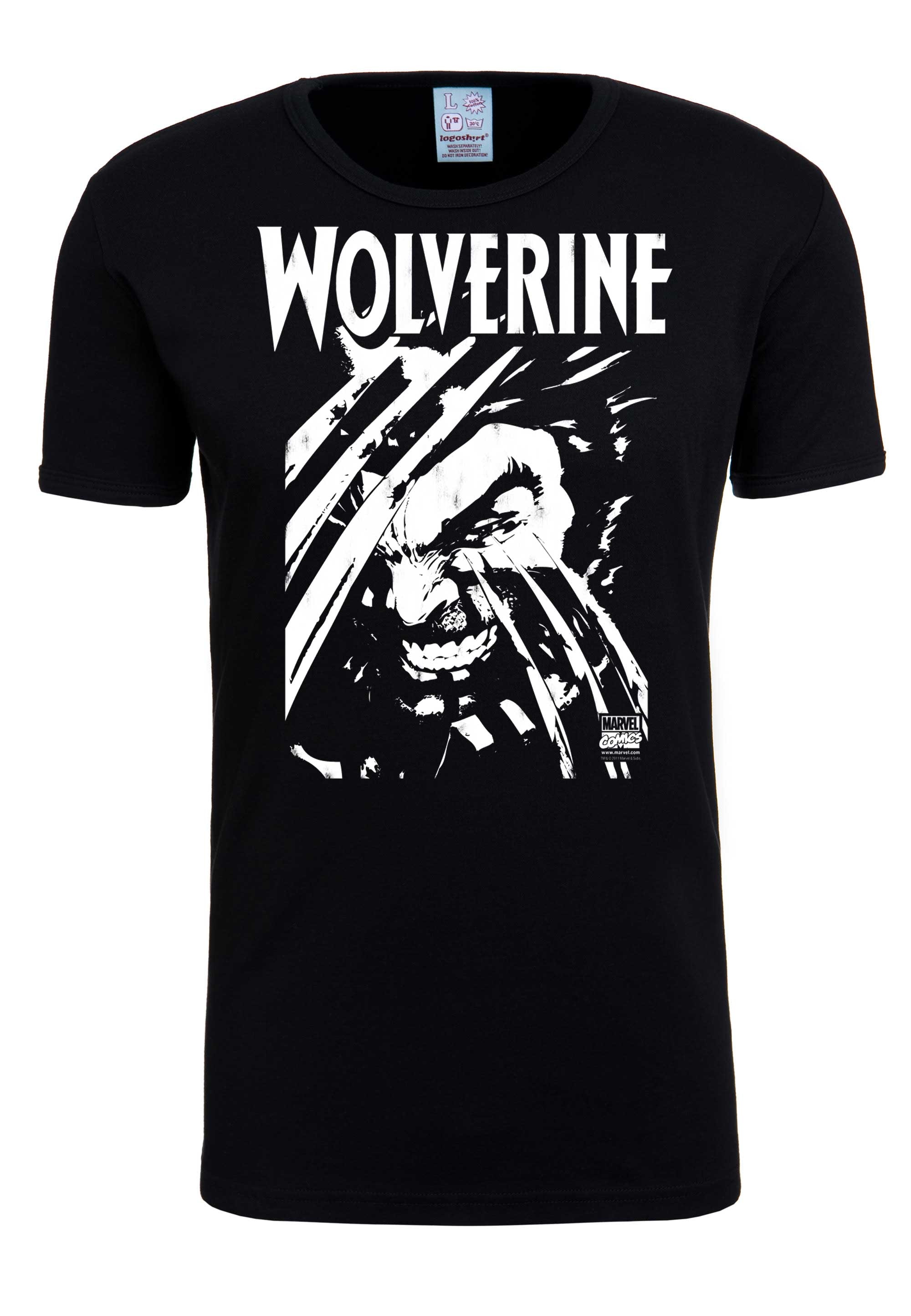 LOGOSHIRT T-Shirt »Wolverine«, mit Marvel-Print