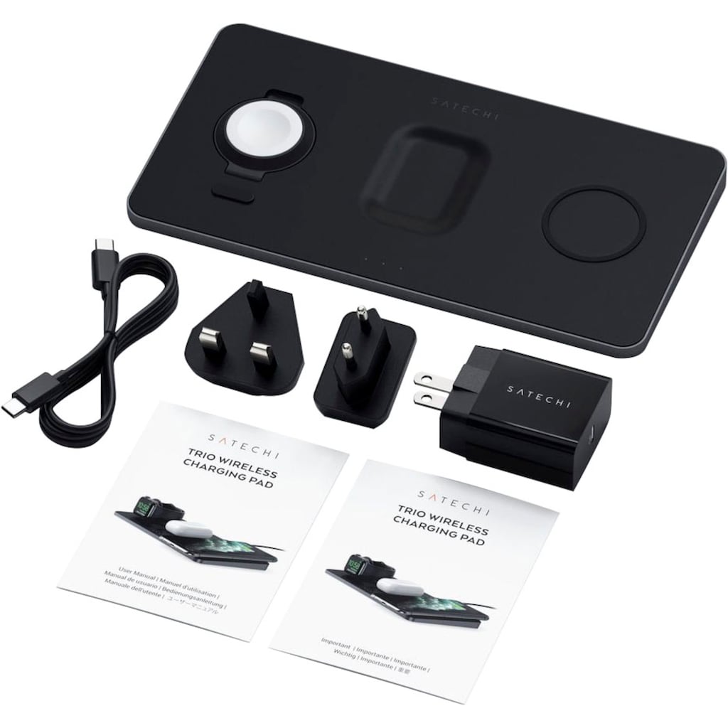Satechi Smartphone-Ladegerät »Trio Wireless Charging Pad«