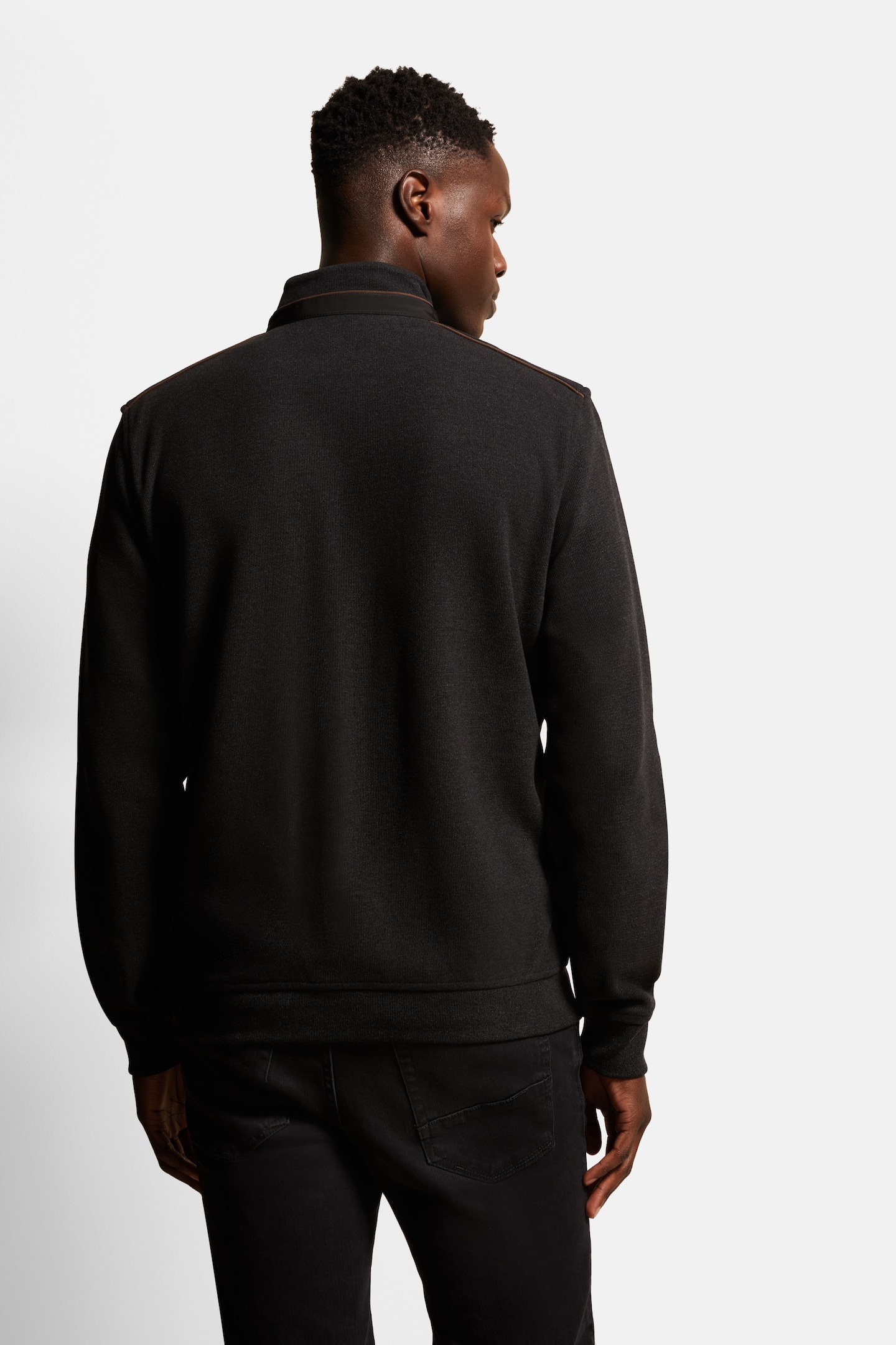 bugatti Sweatjacke »Regular Fit«, aus Baumwoll-Mix