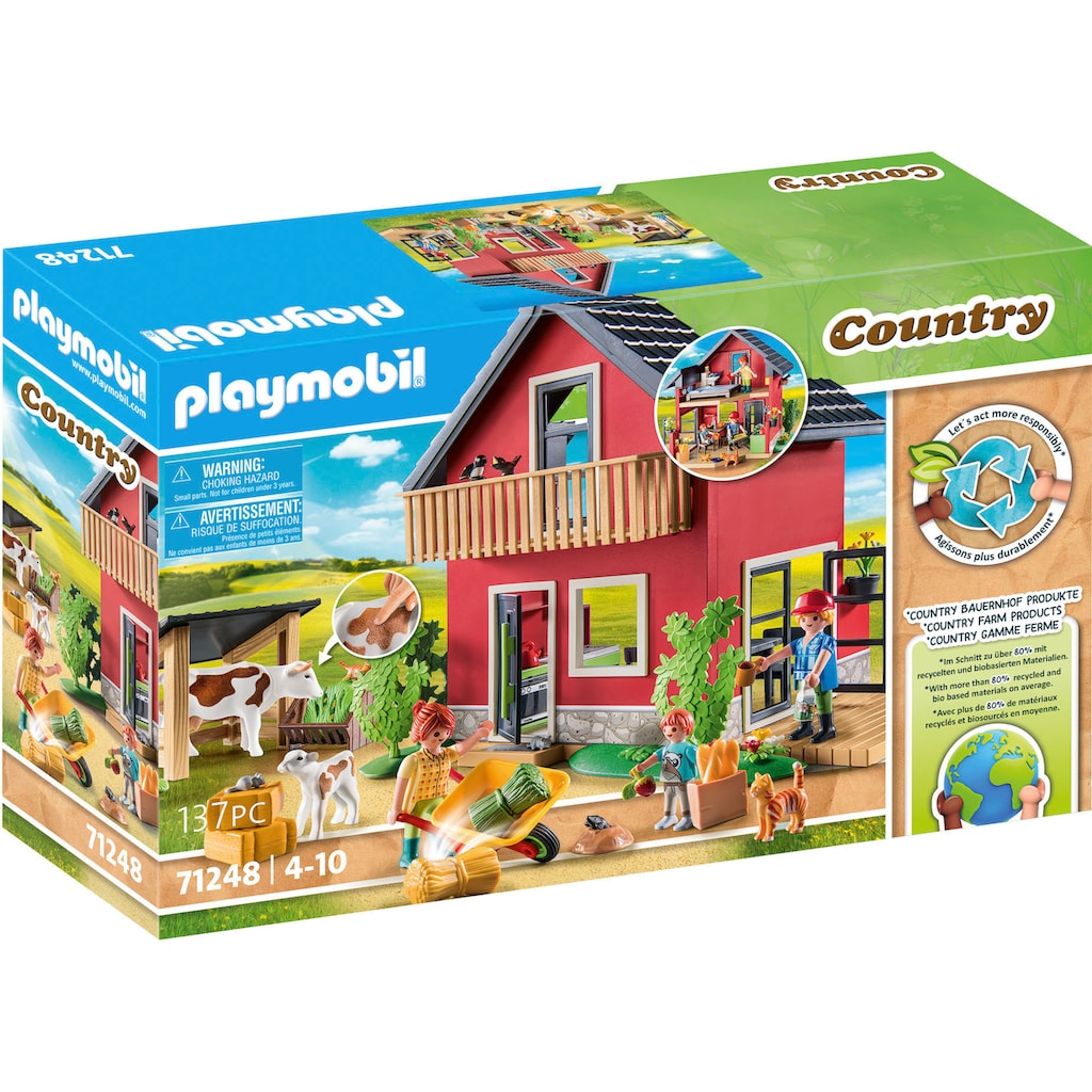 Playmobil® Konstruktions-Spielset »Bauernhaus (71248), Country«