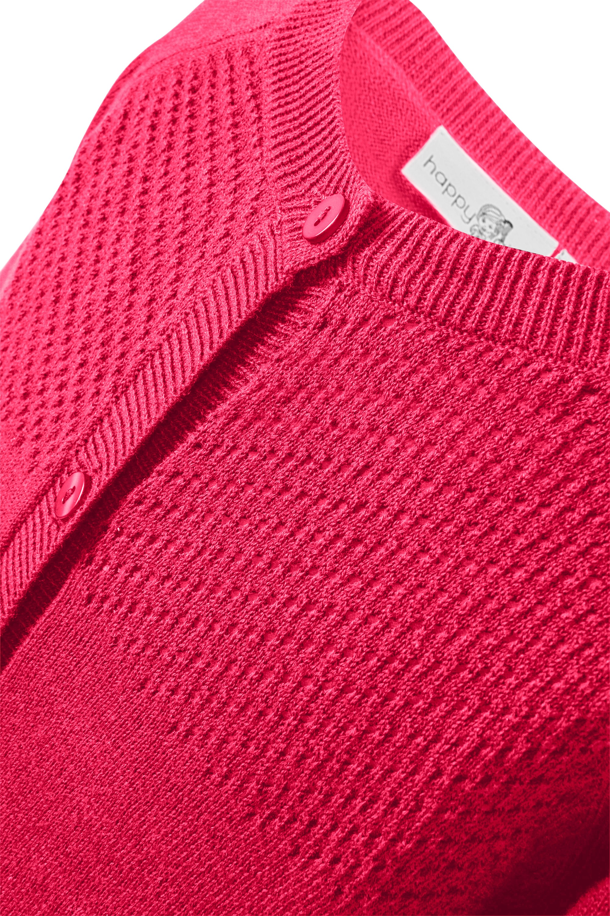 Thumbnail - happy girls Strickjacke mit hochwertigem Strickmuster im vorderen Brustbereich