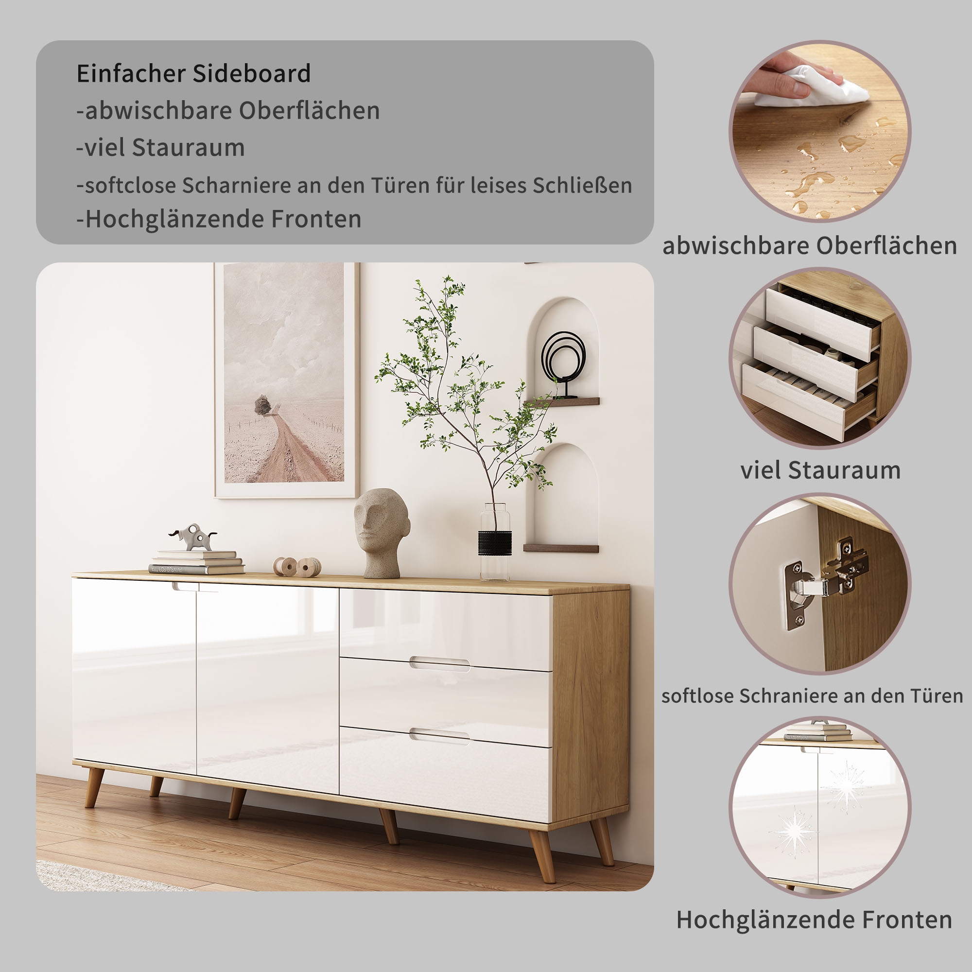 OTTO home Sideboard »Lund«