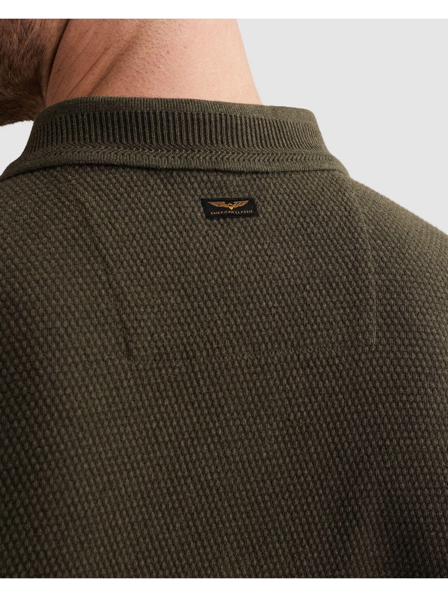 PME LEGEND Poloshirt »Short Sleeve Polo Popcorn Jersey« aus Baumwolle