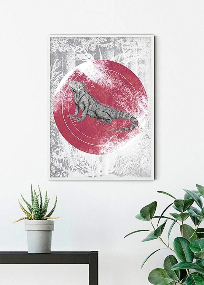 | Poster St.), (1 »Iguana Tiere, Schlafzimmer, Wohnzimmer Komar Kinderzimmer, Circle«, BAUR