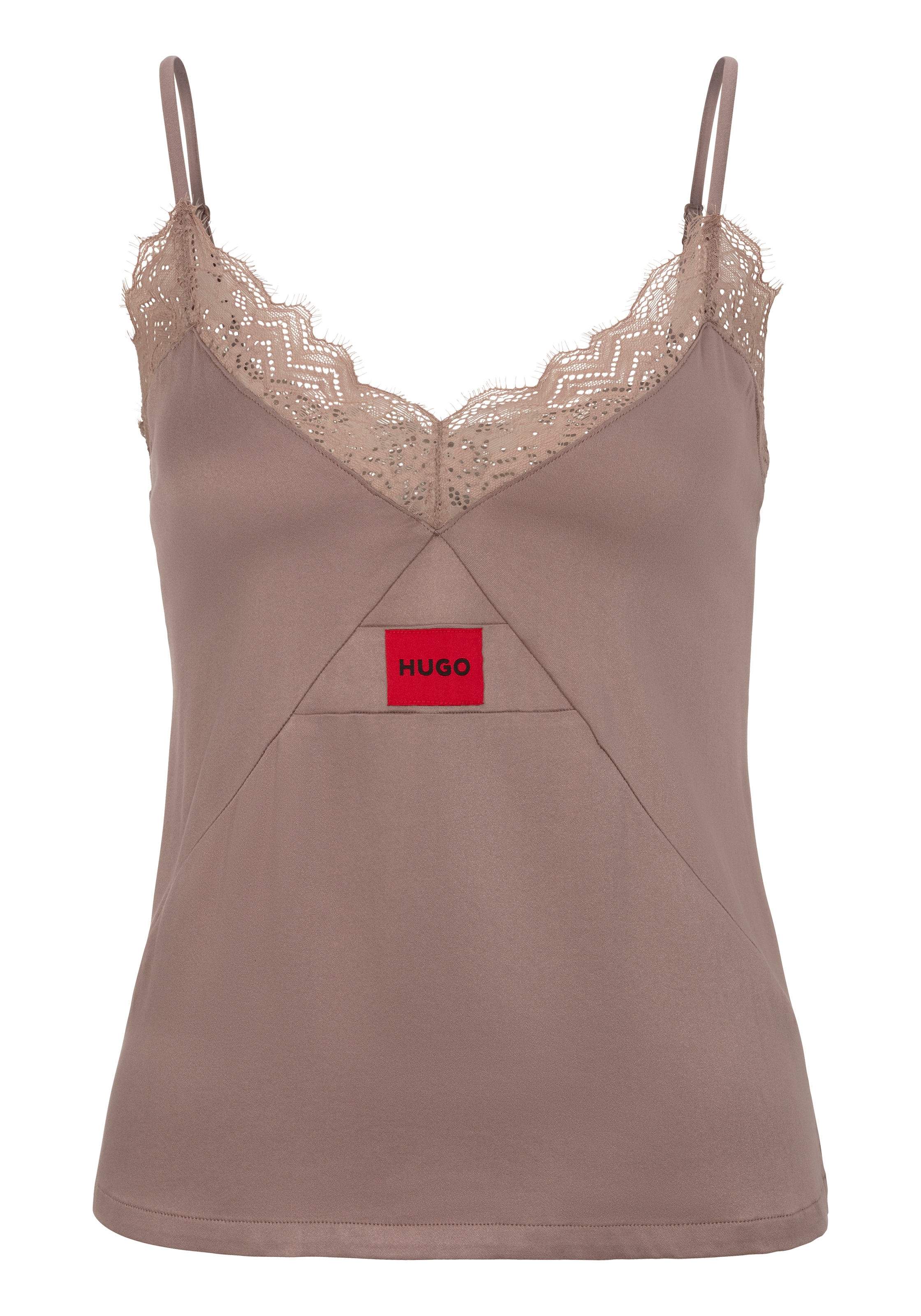HUGO Underwear "RED LABEL LACE CAMI" mit V-Ausschnitt günstig online kaufen