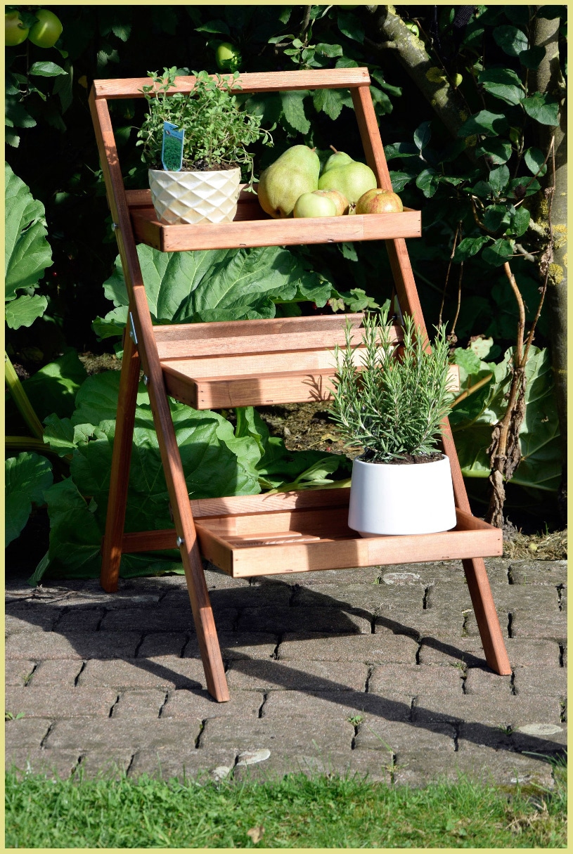 dobar Pflanzentreppe, BxTxH: 46x50x102 cm, klappbar kaufen | BAUR